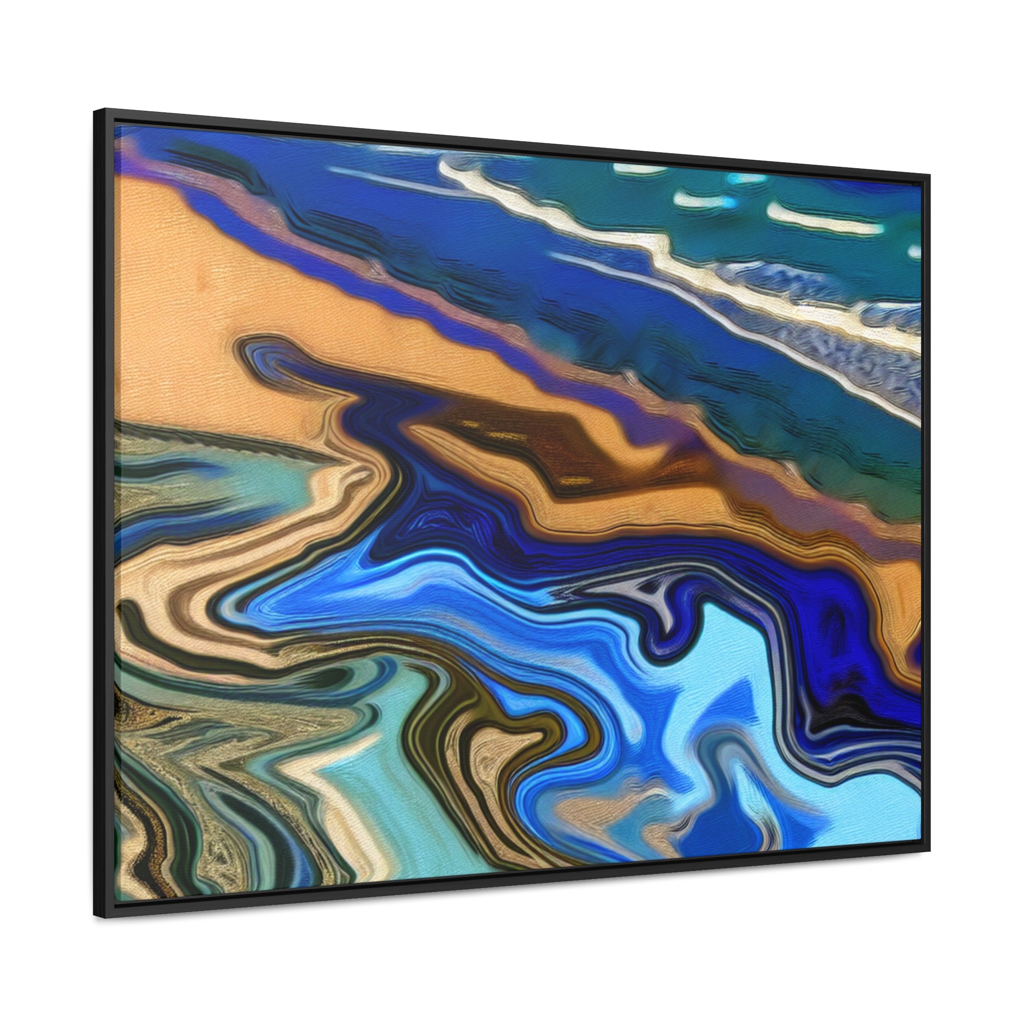 Tidal Whisperings | Framed Canvas