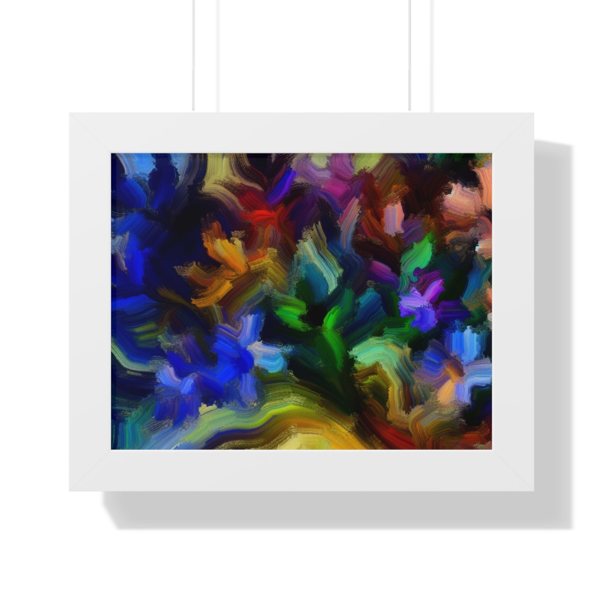 Vibrant Whispers of Flora | Framed Print