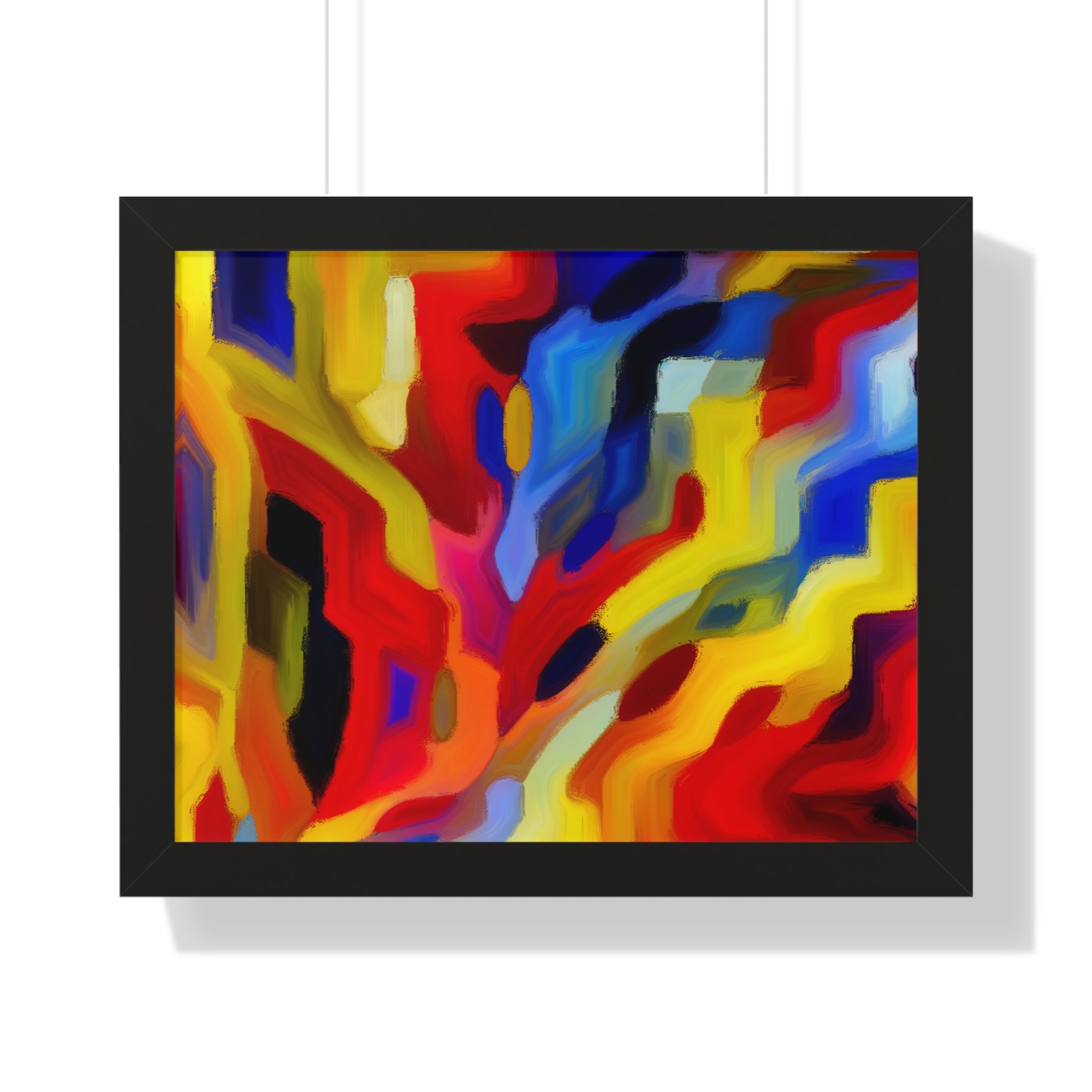 Chromatic Chaos Unveiled | Framed Print