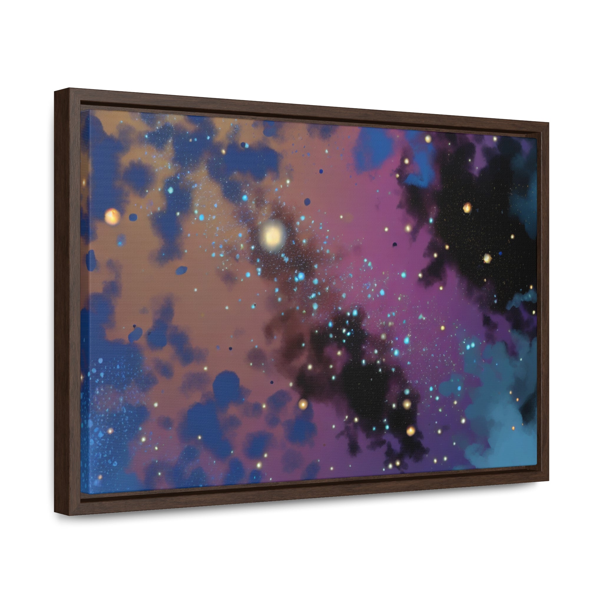 Galactic Whispers and Dreams | Framed Canvas