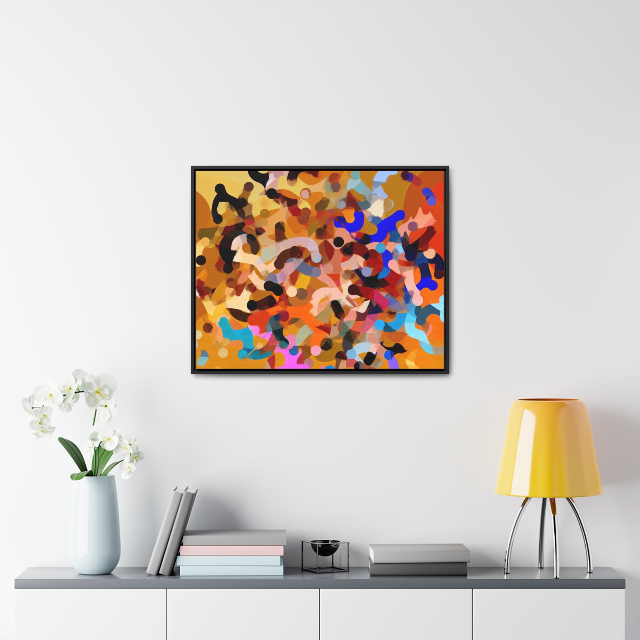 Wild Whispers and Colors | Framed Canvas