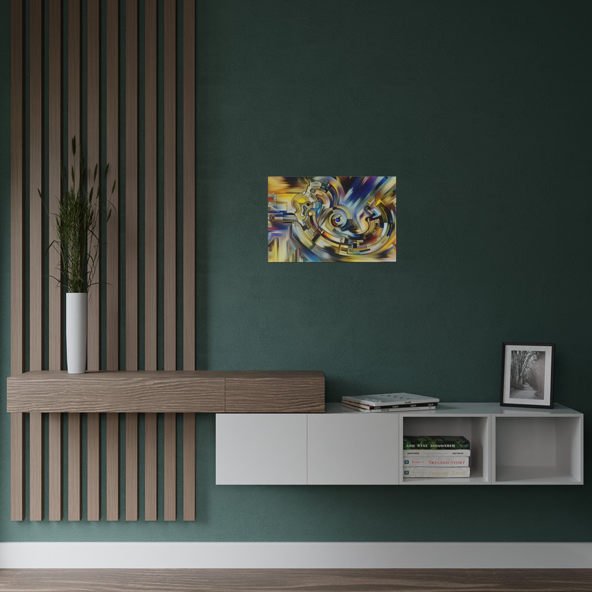 Kinetic Symphony of Chaos | Satin Print