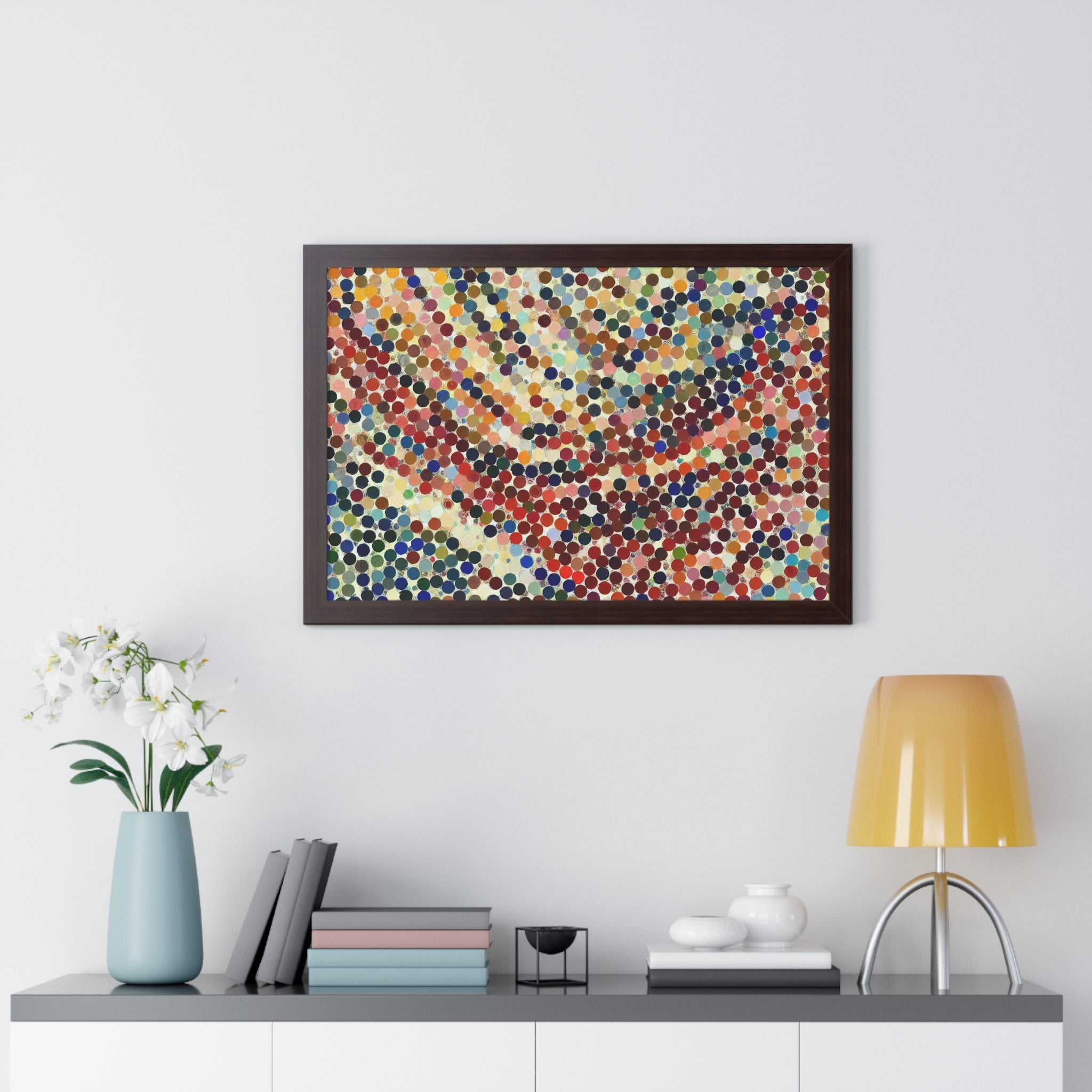 Waves of Colorful Whispers | Framed Print