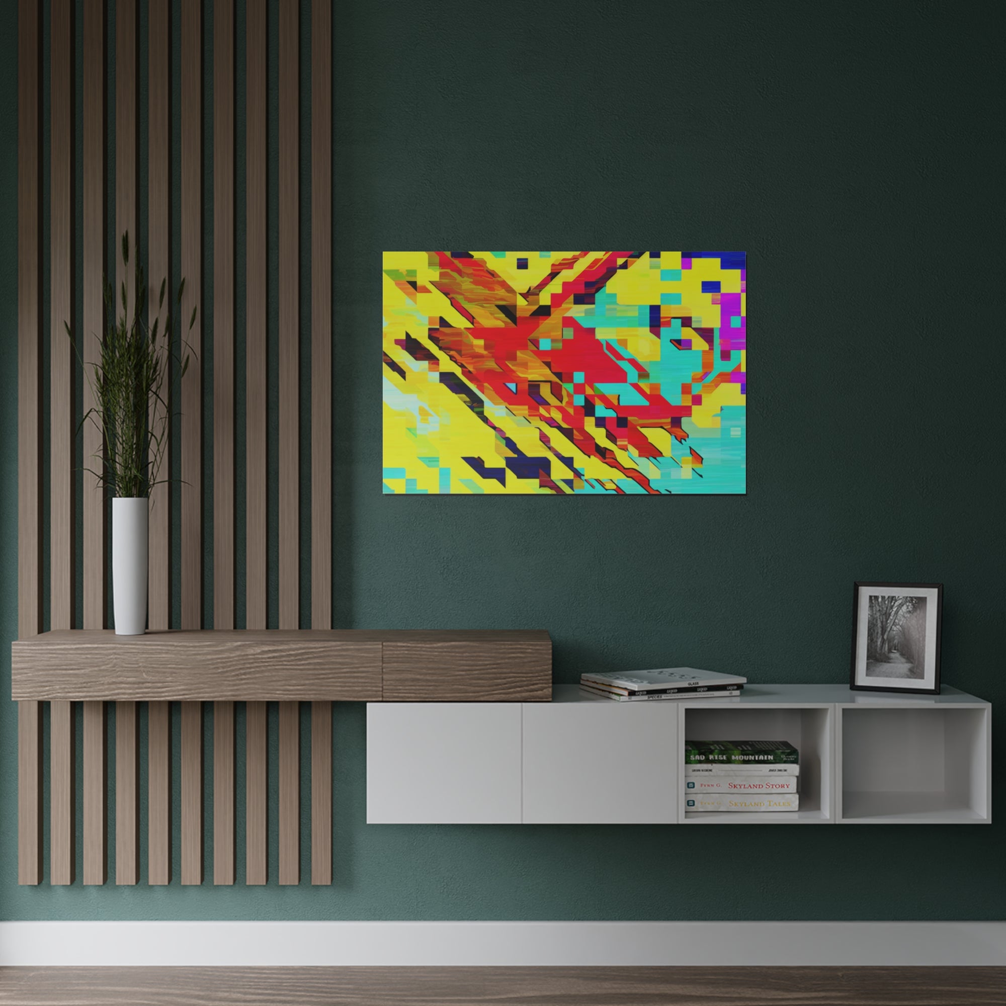 Euphoria in Pixels | Satin Print