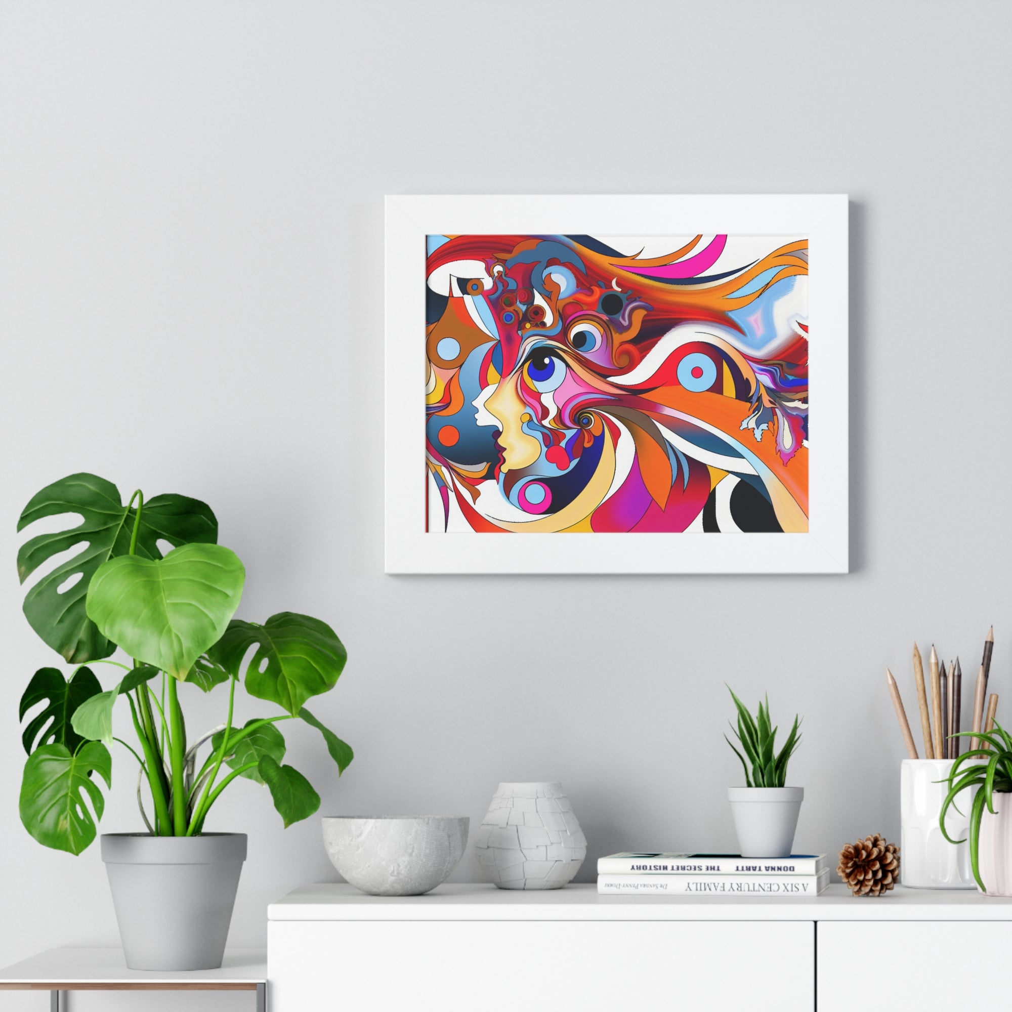 Chroma Dreamscape Fusion | Framed Print