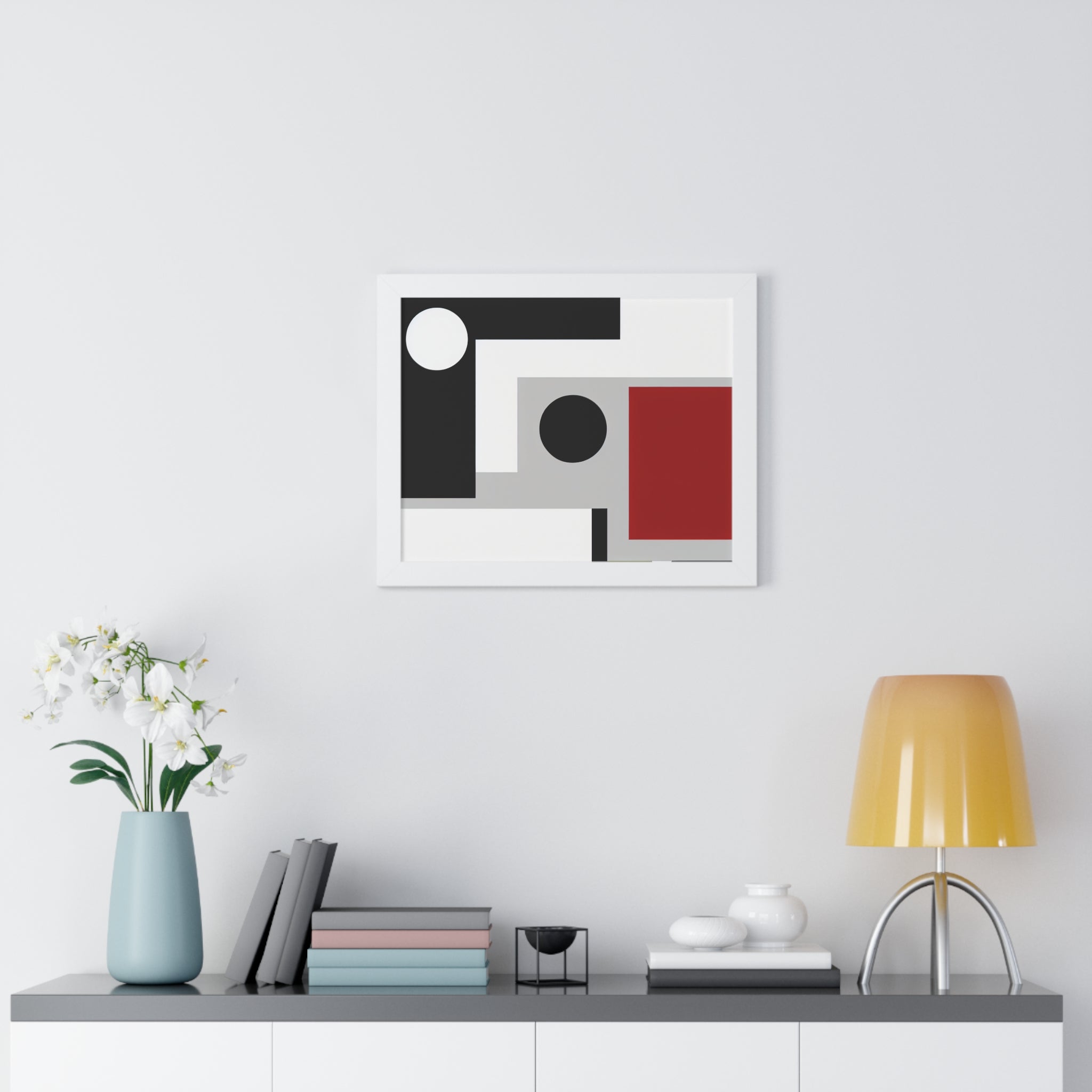 Geometric Reverie and Contrast | Framed Print