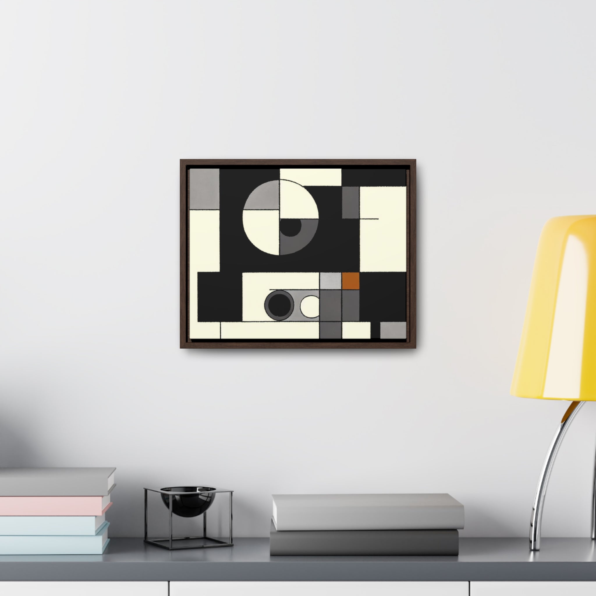 Duality in Motion | Framed Canvas