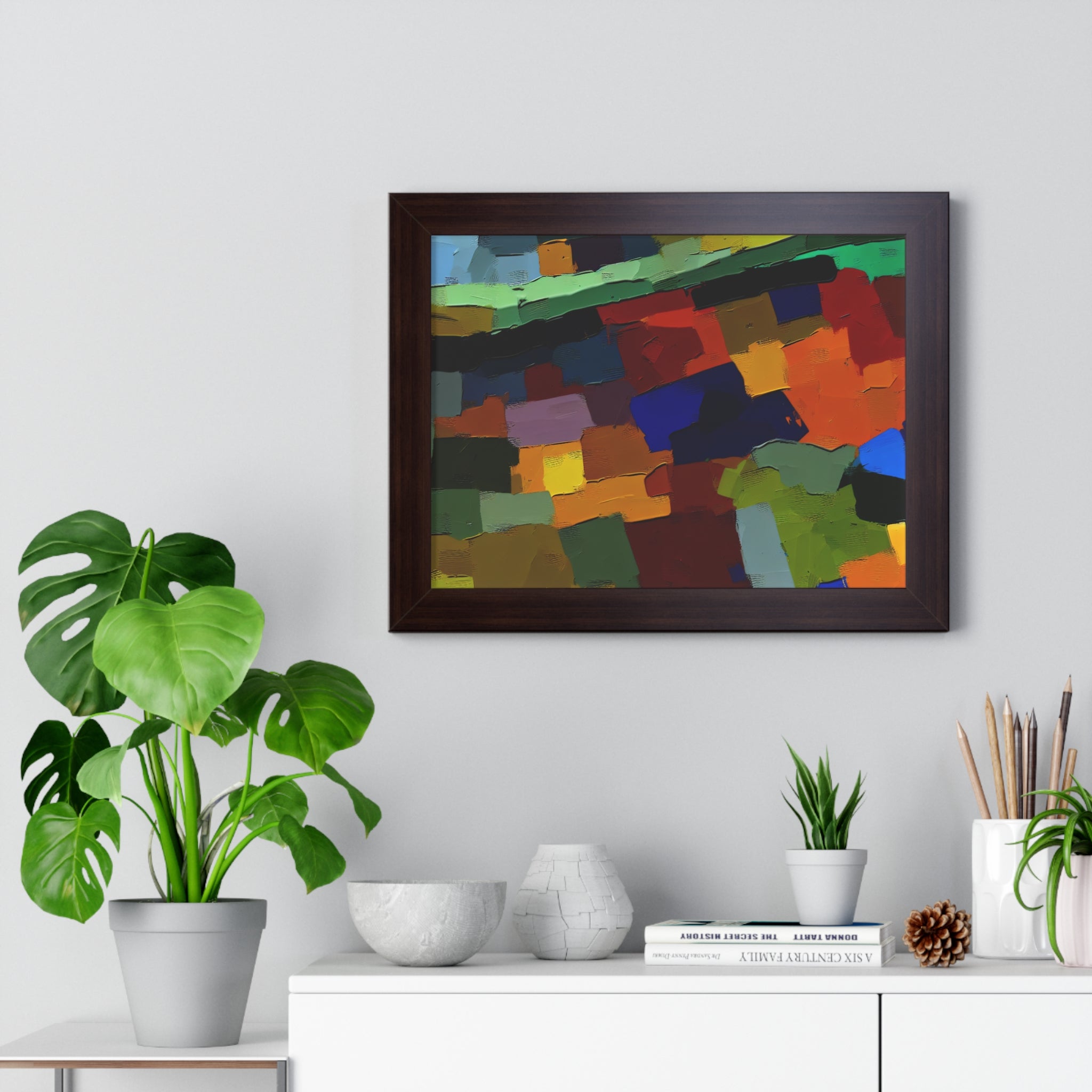 Chromatic Drift and Depth | Framed Print