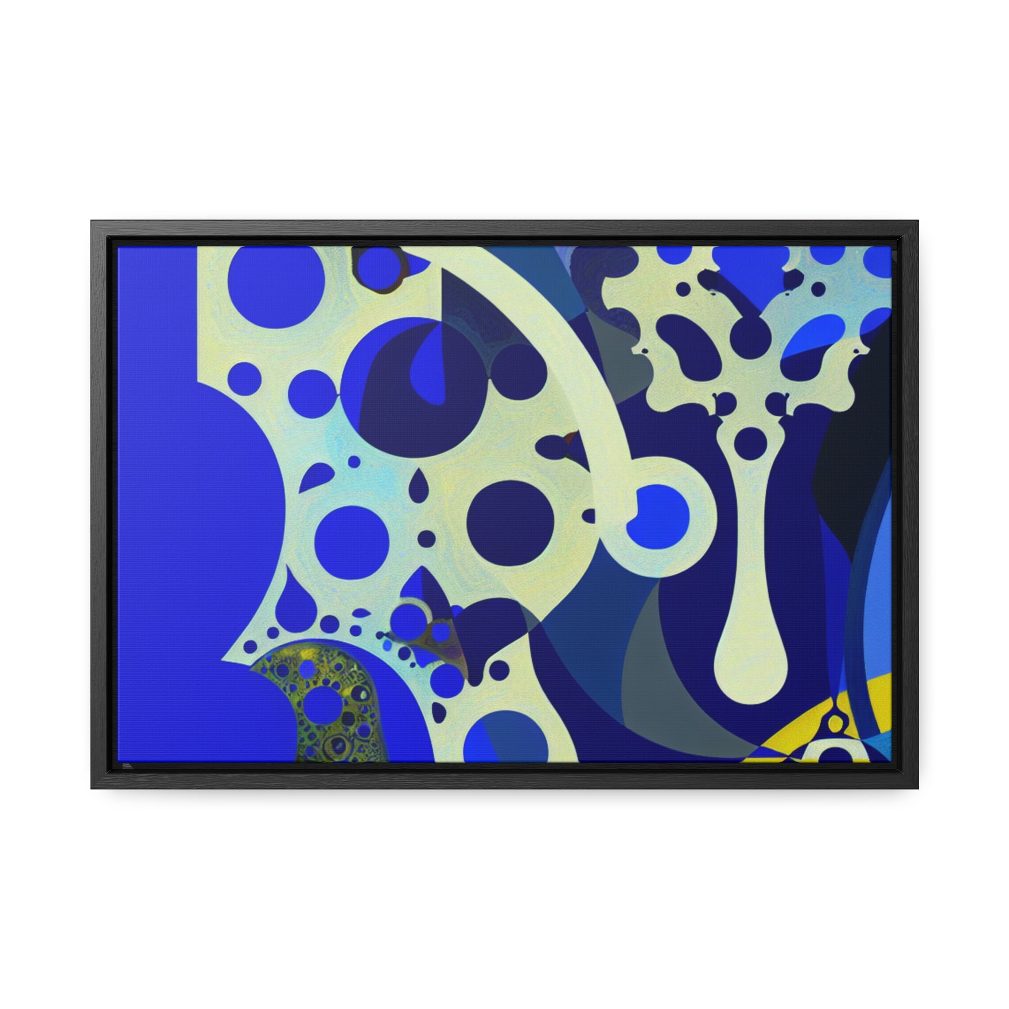 Fluid Dreams and Shadows | Framed Canvas