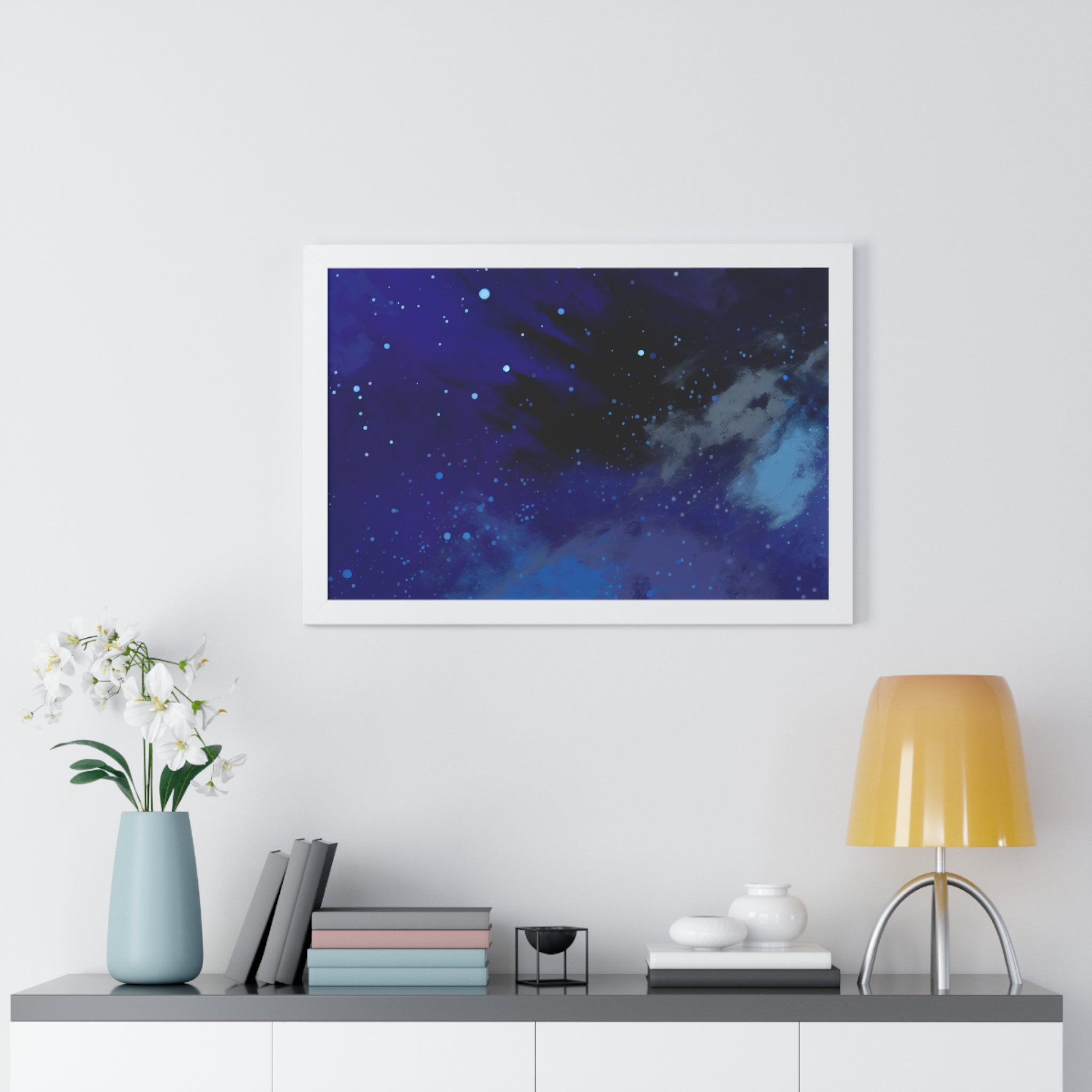 Ethereal Celestial Whirlwind | Framed Print