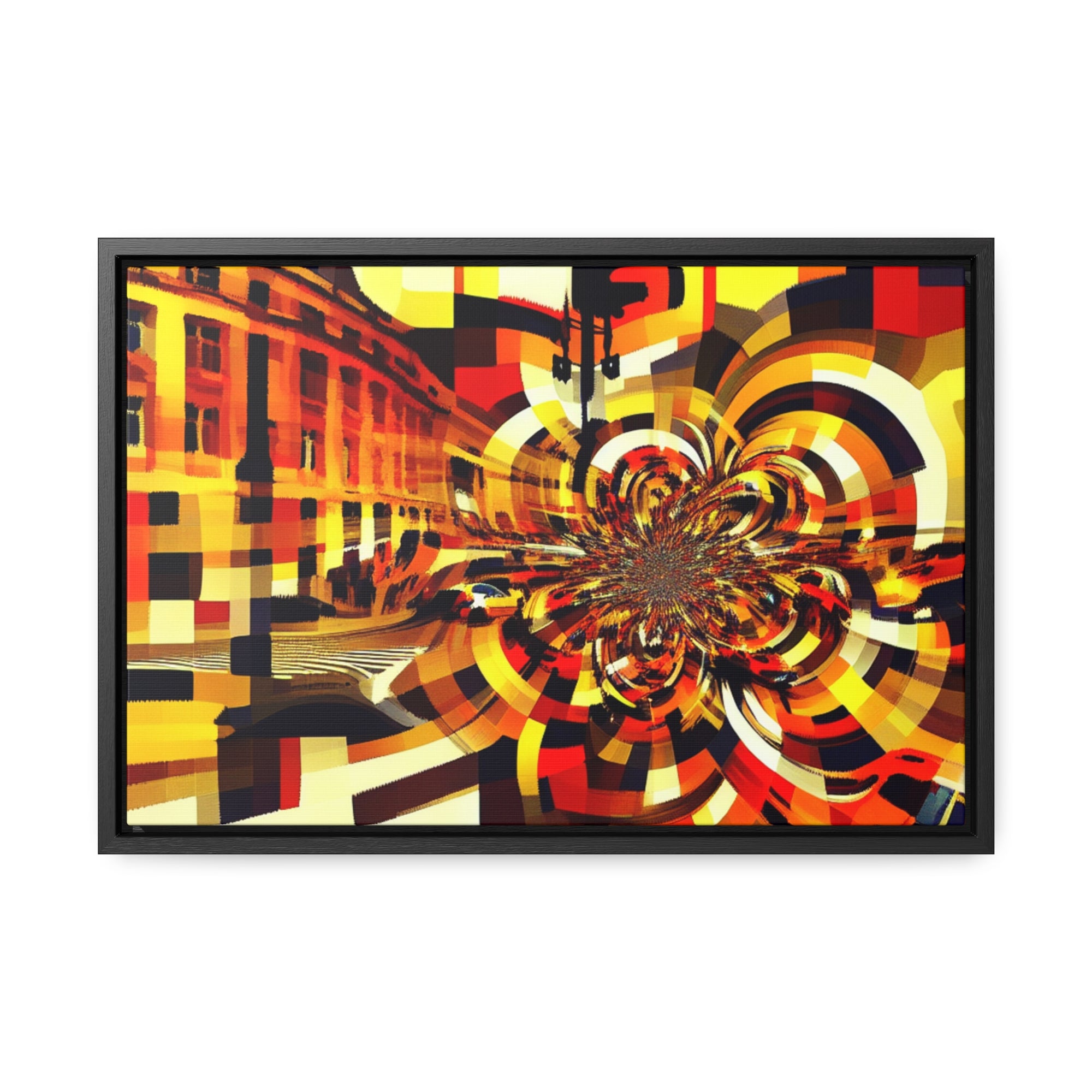 Urban Rhythm and Pulse | Framed Canvas