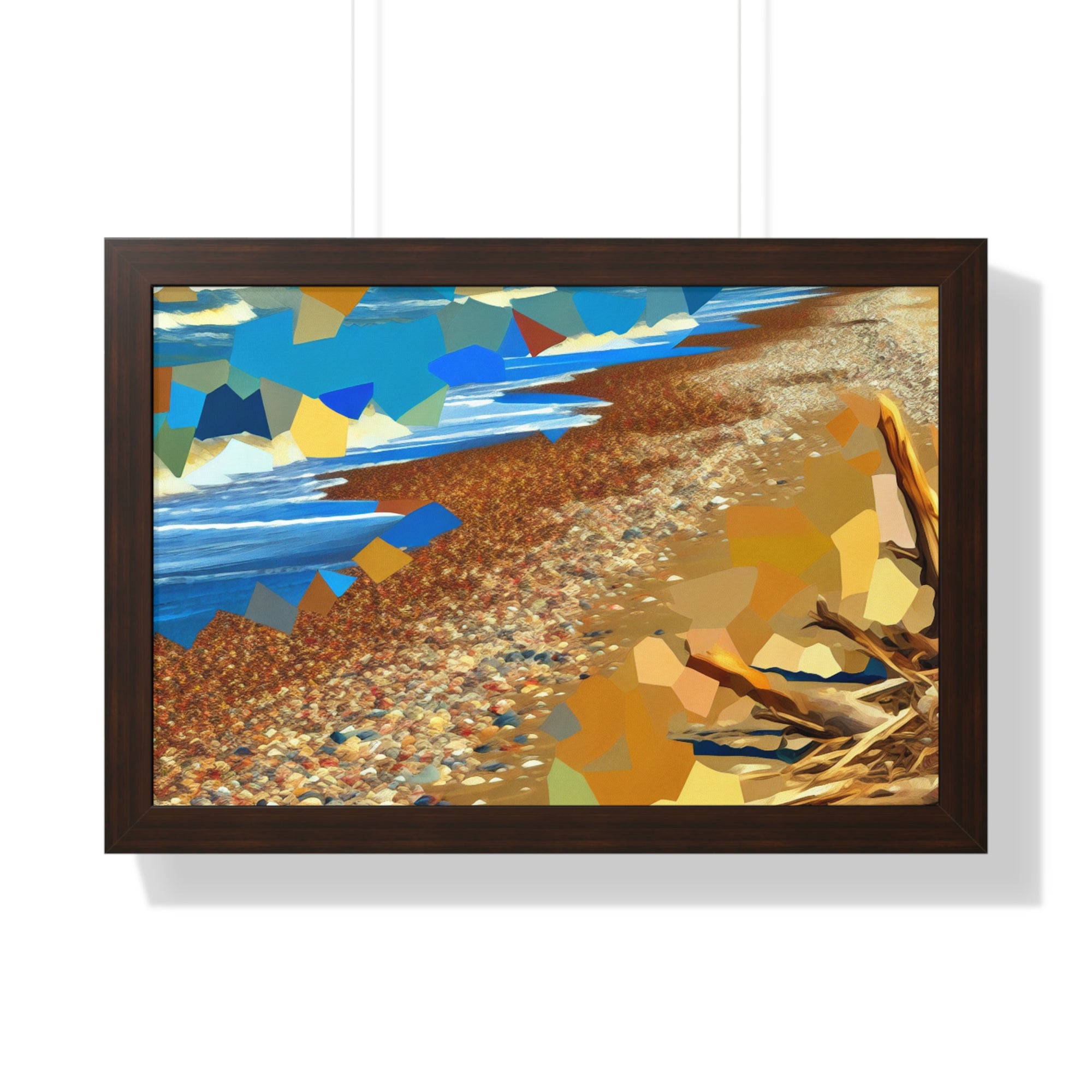 Tidal Whispers and Sunlight | Framed Print