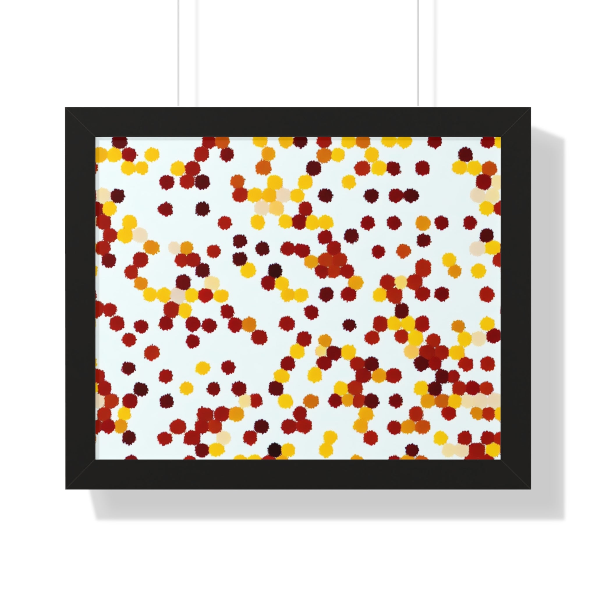 Ebullient Dots of Harmony | Framed Print