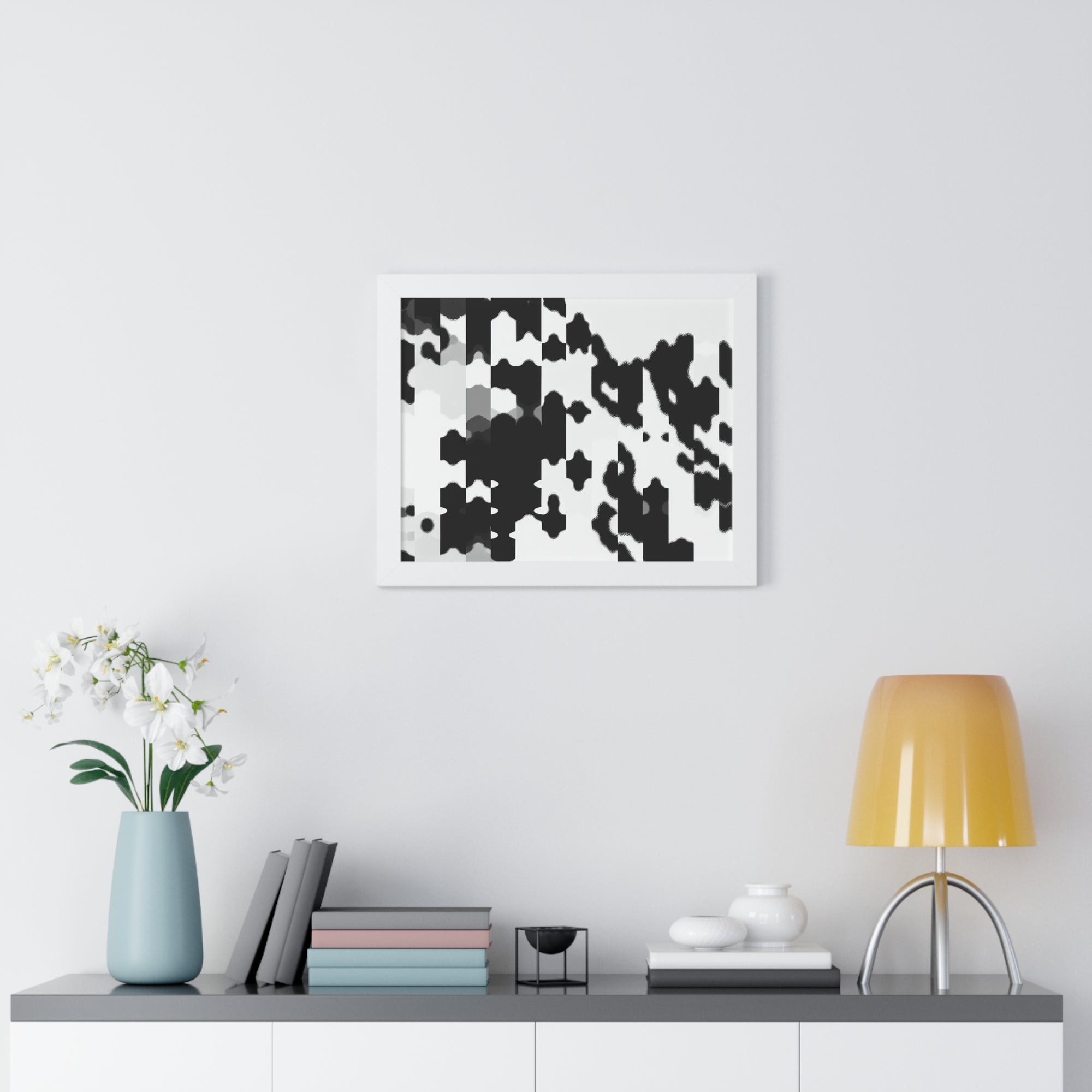 Tension in Monochrome | Framed Print