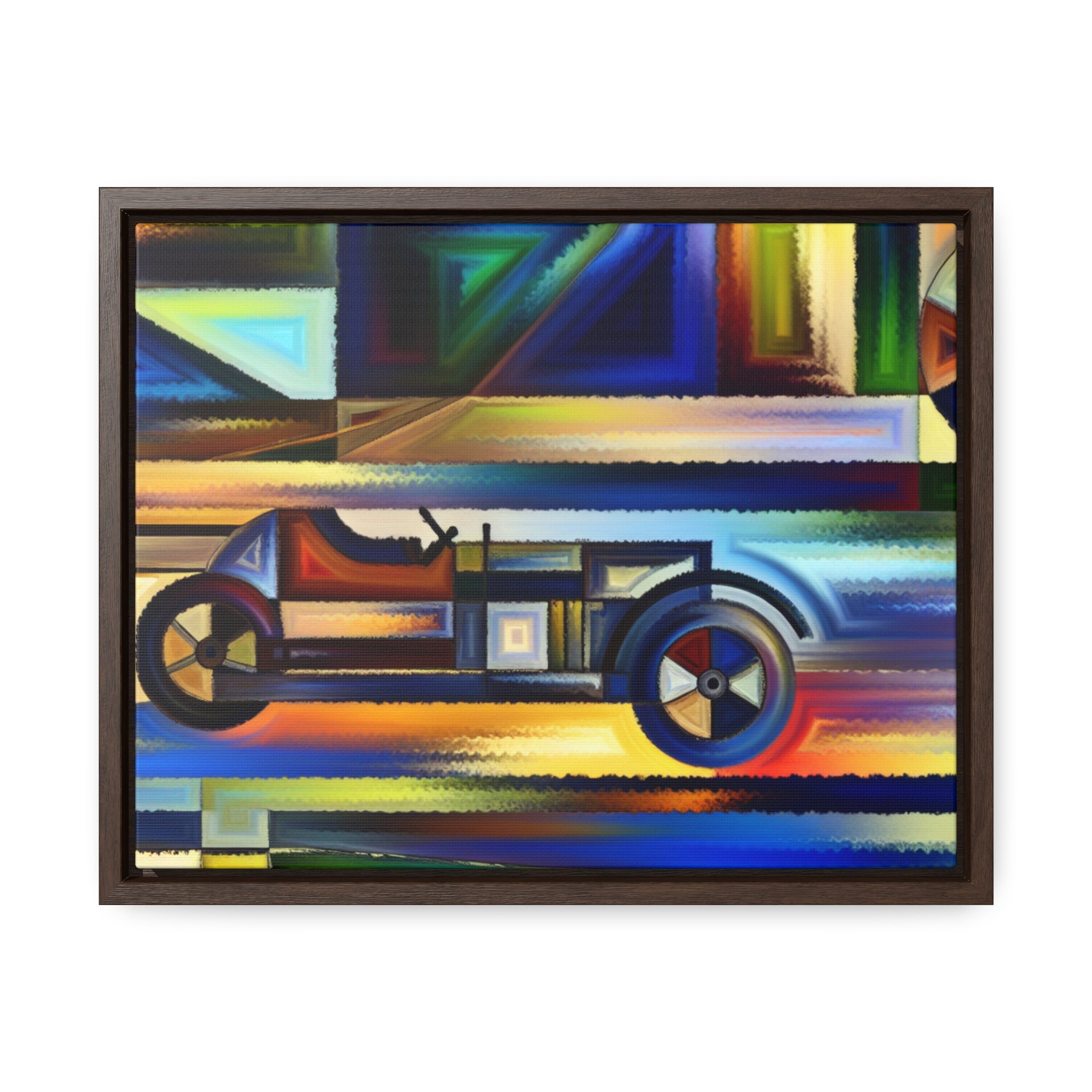 Velocity and Vibration | Framed Canvas