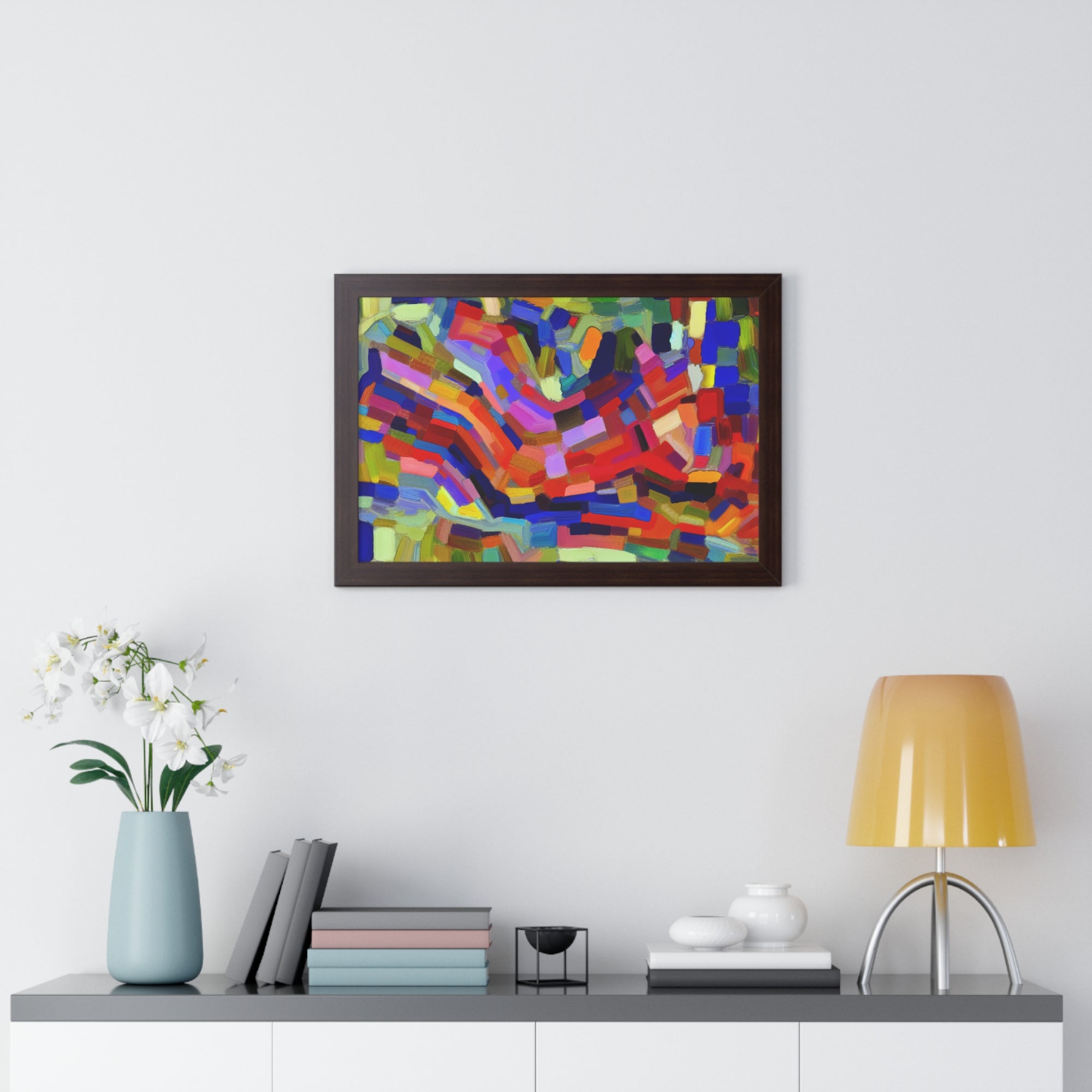 Vivid Echoes in Motion | Framed Print