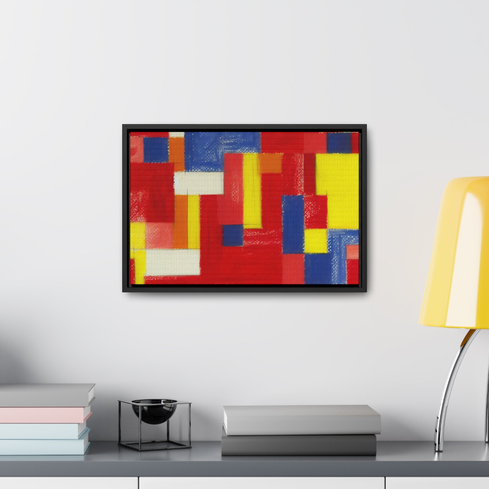 Vibrant Rhythmic Harmony | Framed Canvas