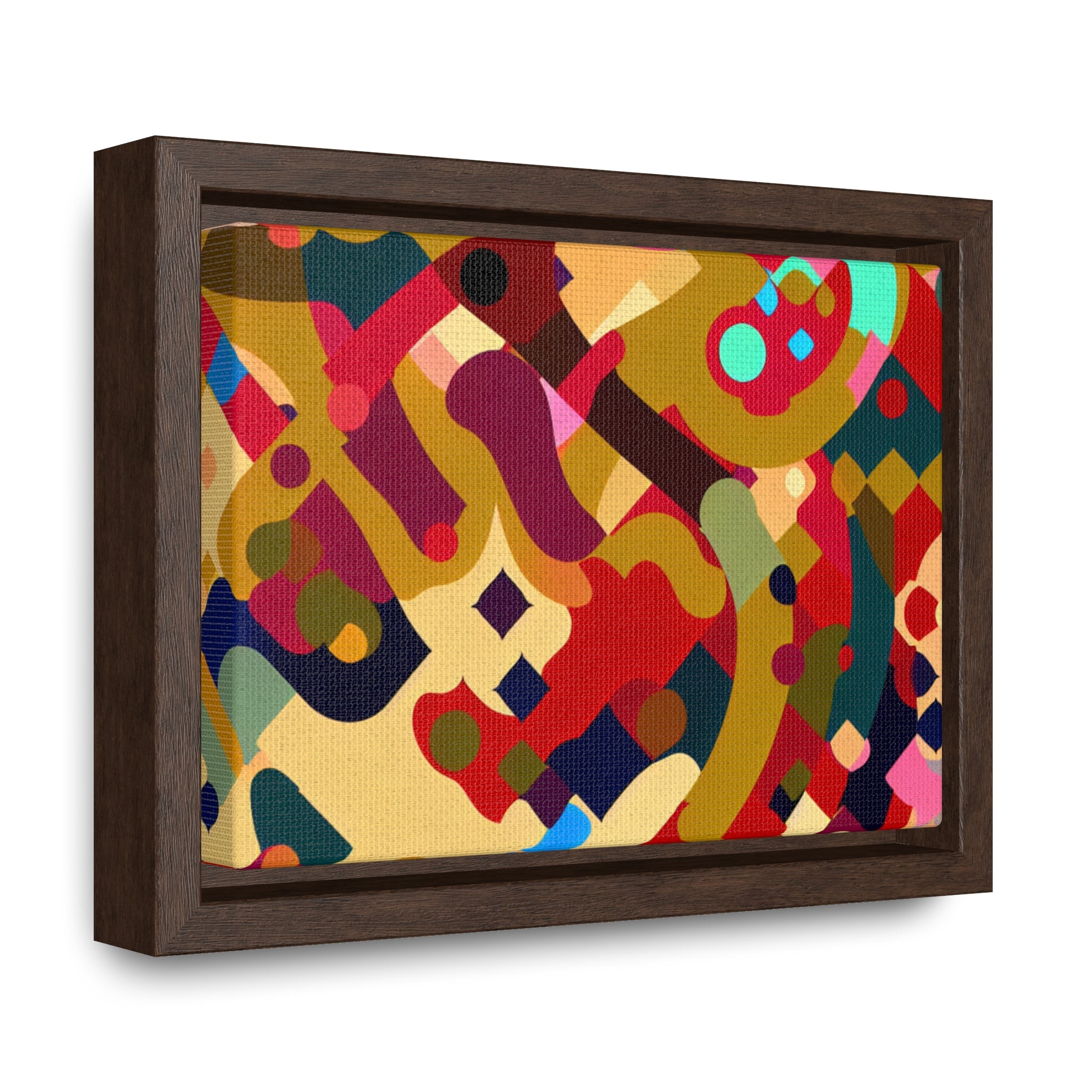 Whispers of Color and Form | Framed Canvas