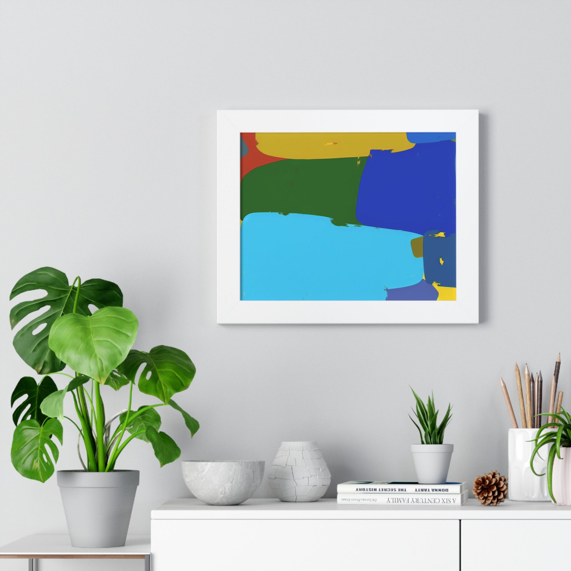 Vibrant Echoes of Energy | Framed Print