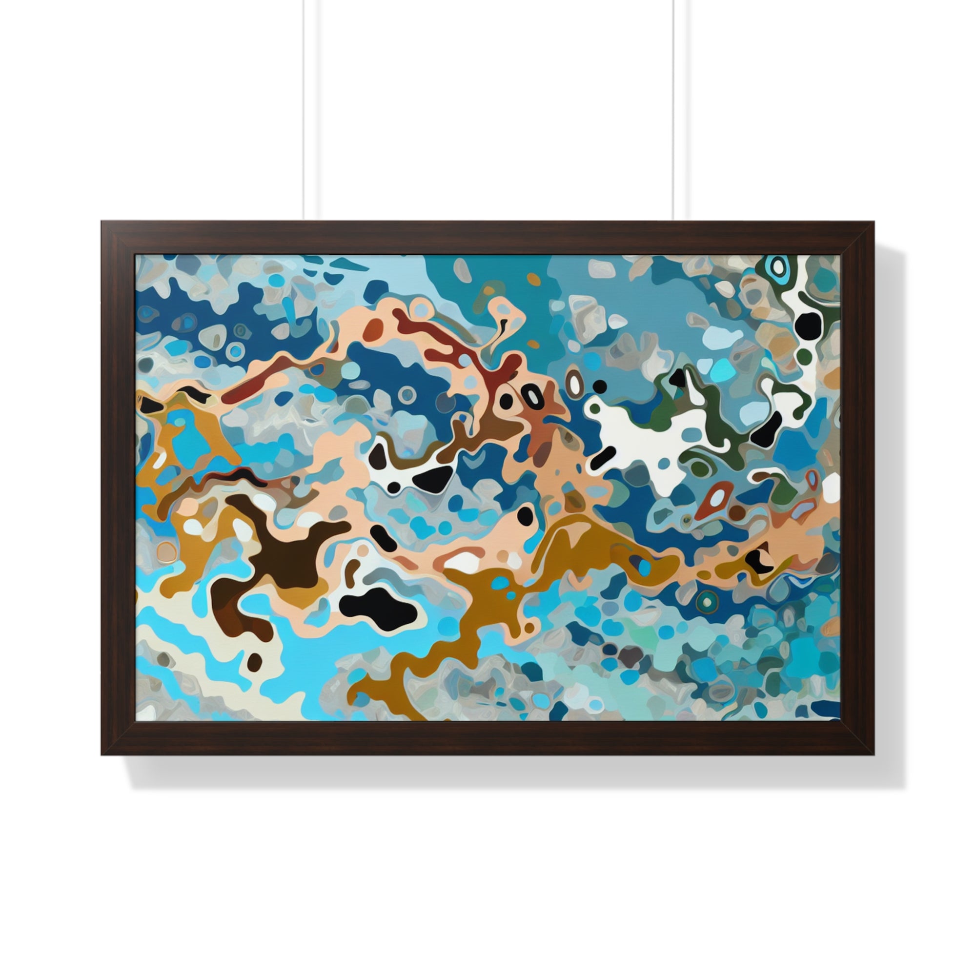 Tidal Whispers and Sands | Framed Print