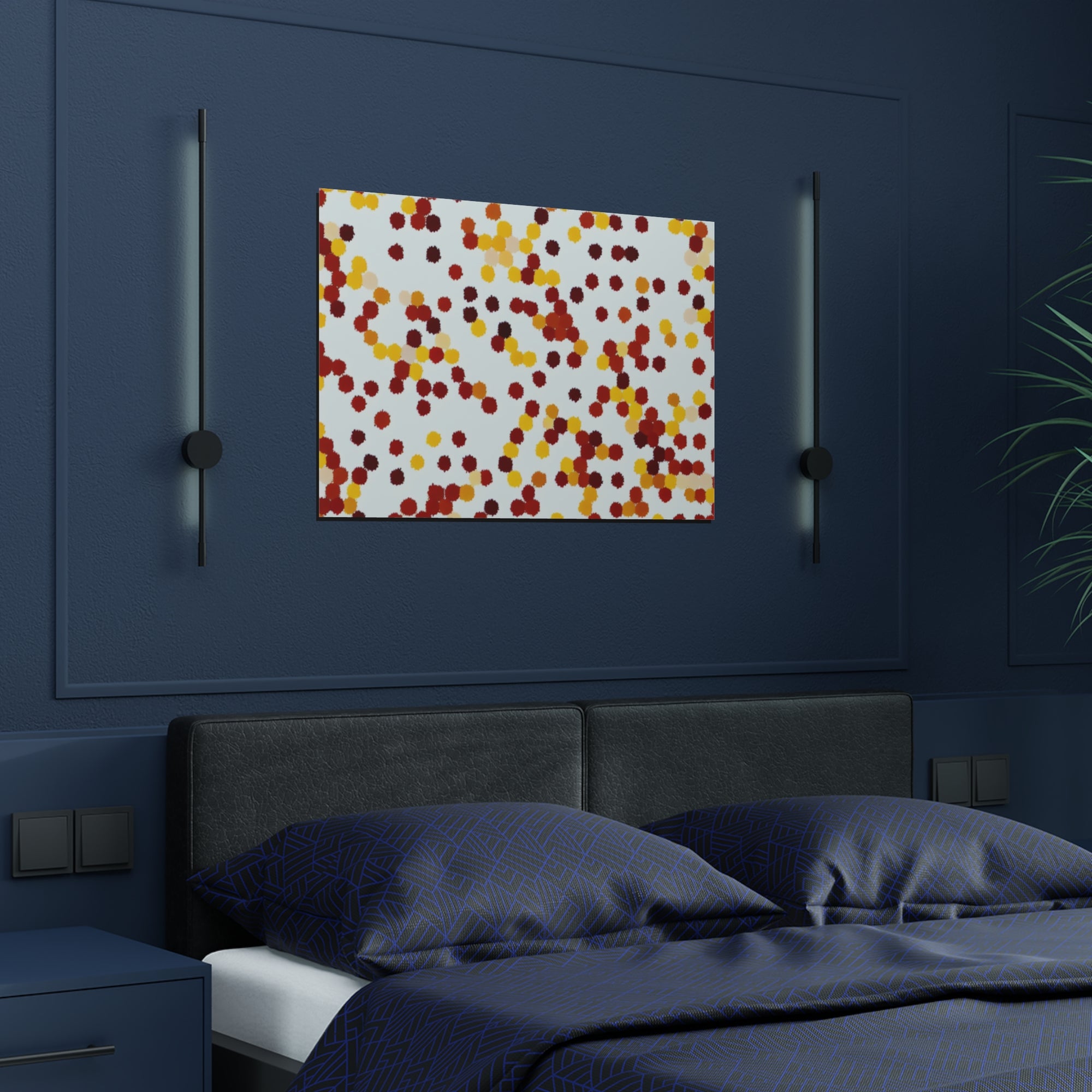 Ebullient Dots of Harmony | Satin Print