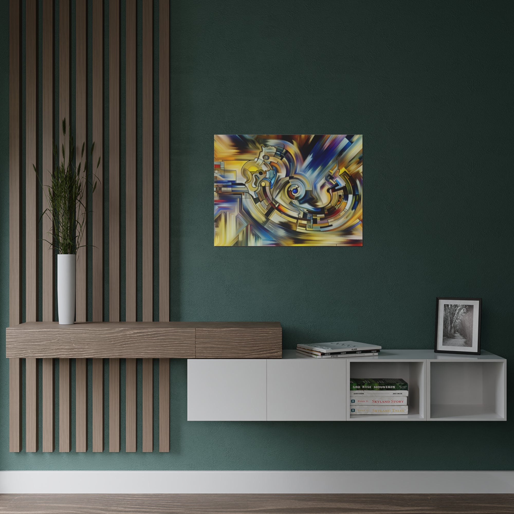 Kinetic Symphony of Chaos | Satin Print