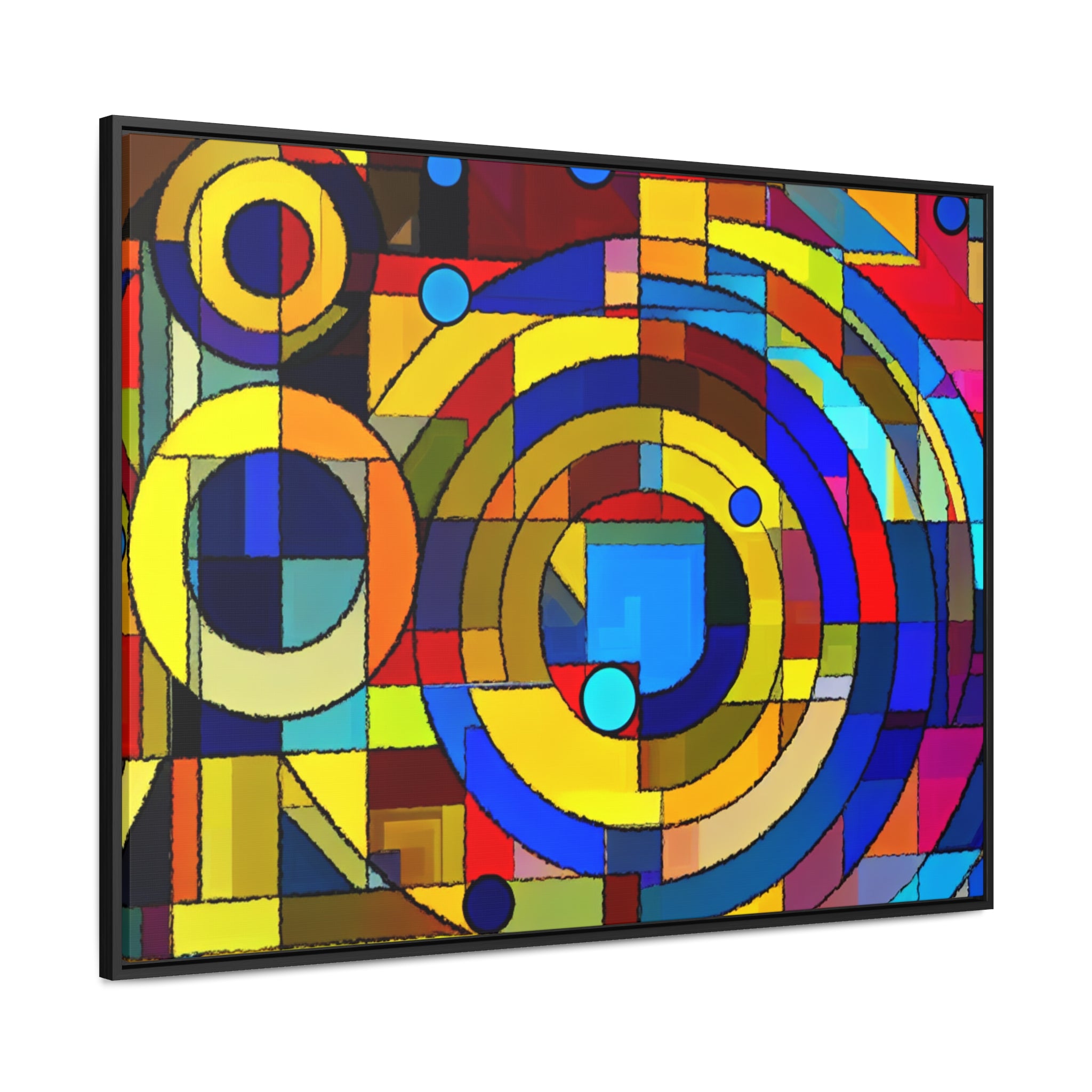 Dynamic Chaos and Harmony | Framed Canvas