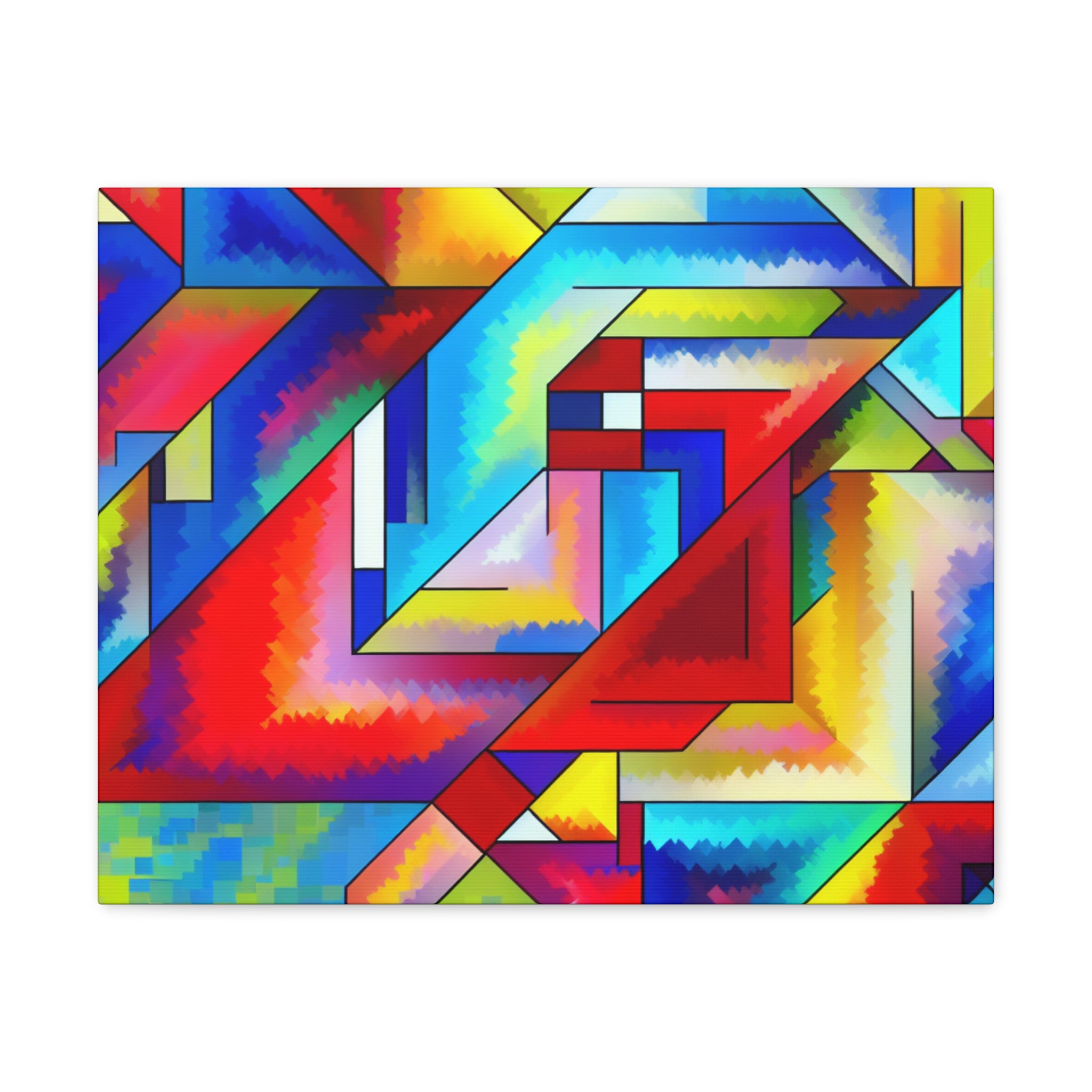 Energetic Harmony in Shapes | Canvas