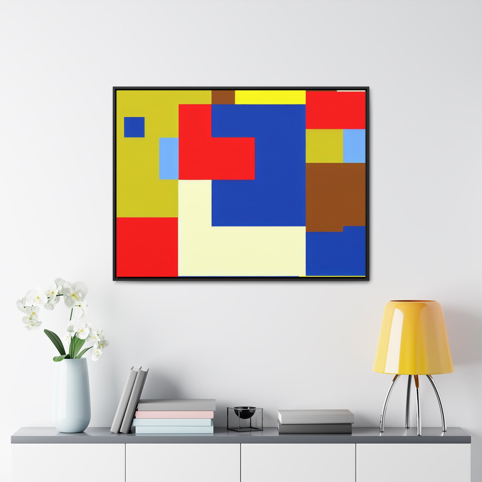 Harmony in Fragments | Framed Canvas