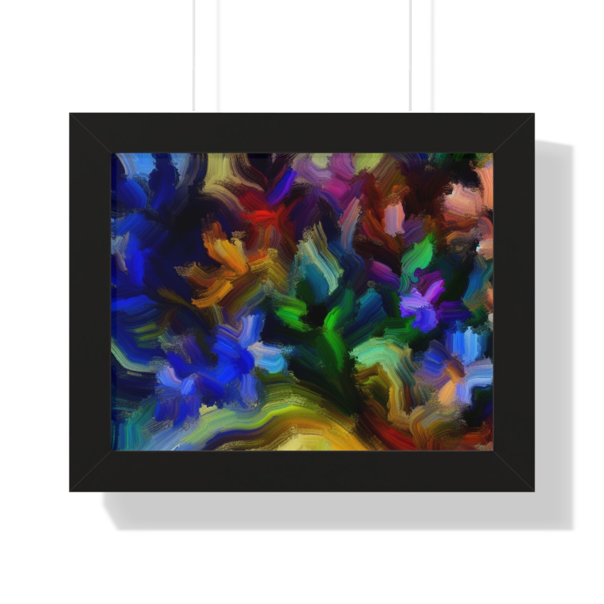 Vibrant Whispers of Flora | Framed Print