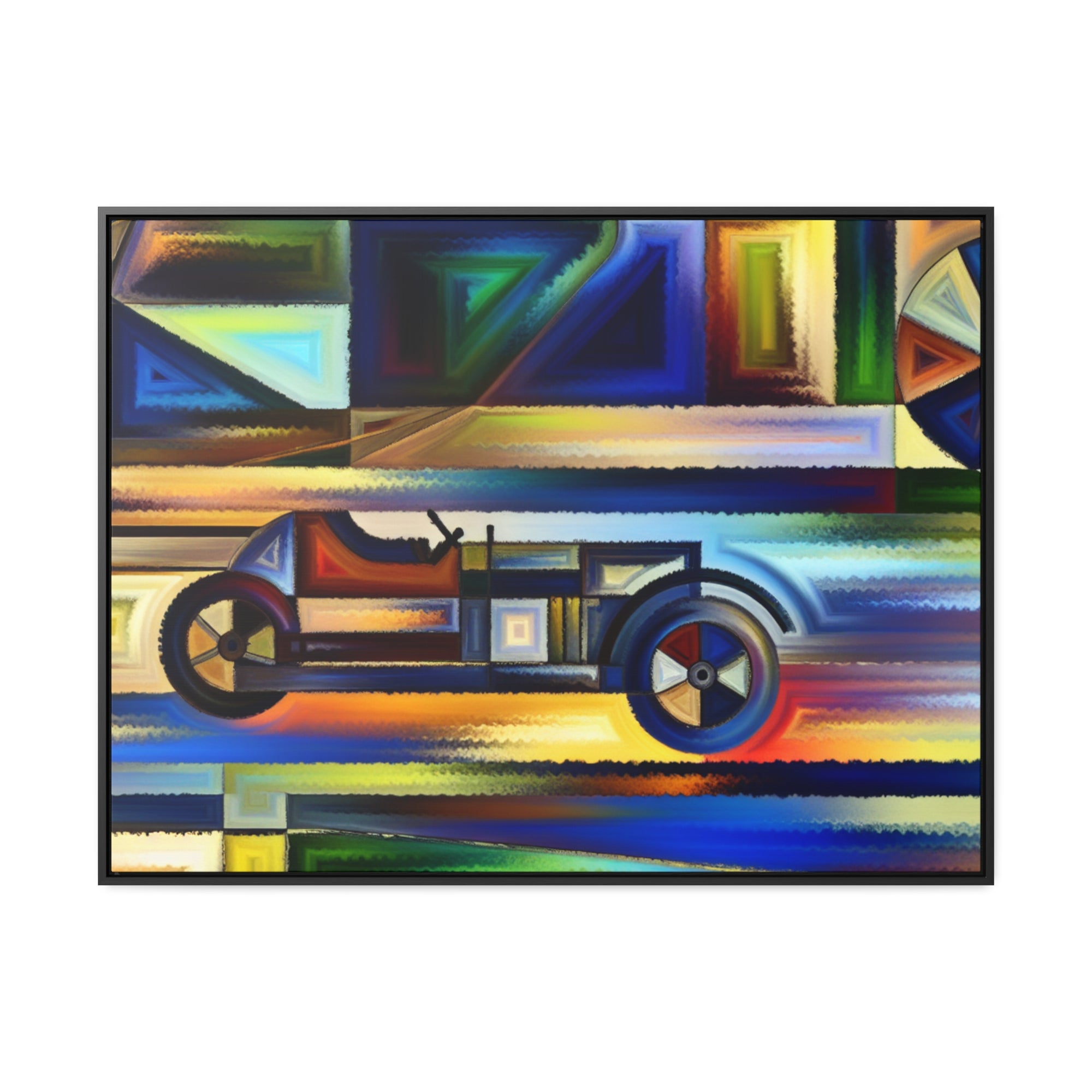 Velocity and Vibration | Framed Canvas