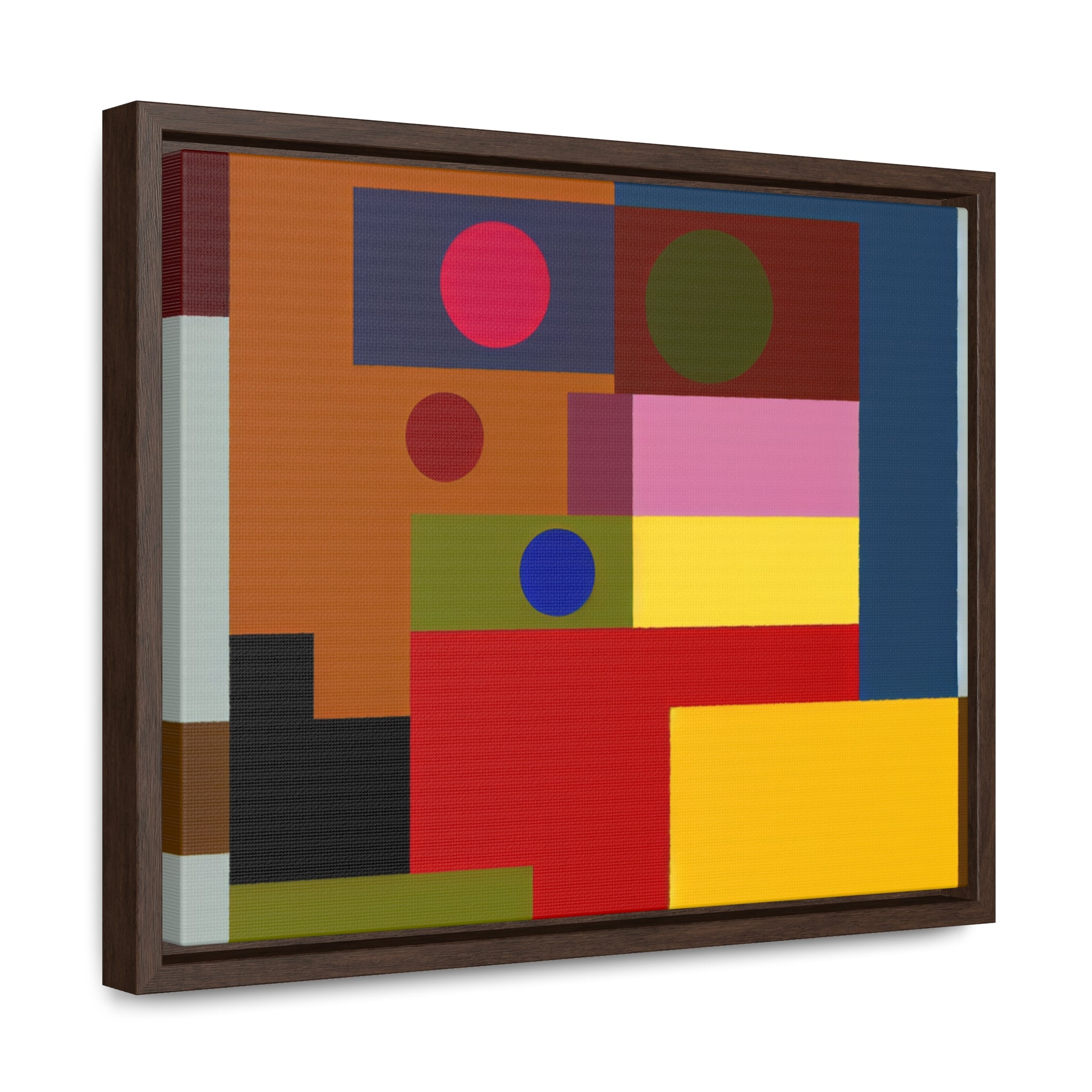 Radiant Geometry Unveiled | Framed Canvas