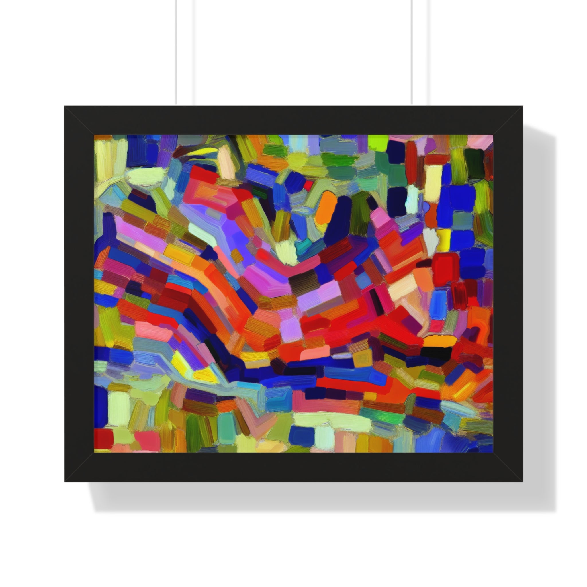 Vivid Echoes in Motion | Framed Print