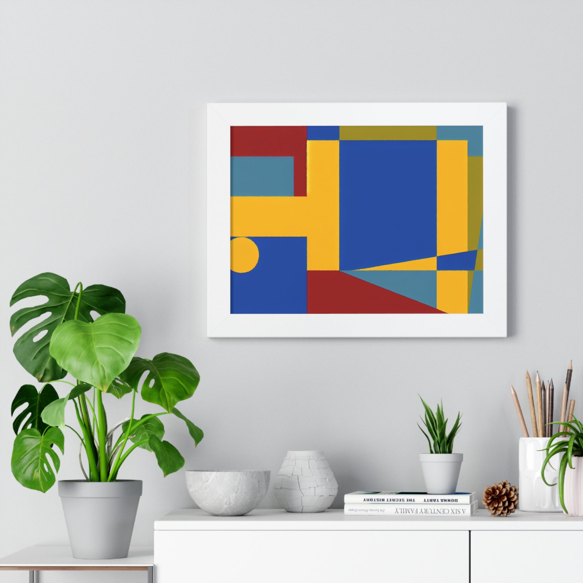 Chromatic Harmony and Motion | Framed Print