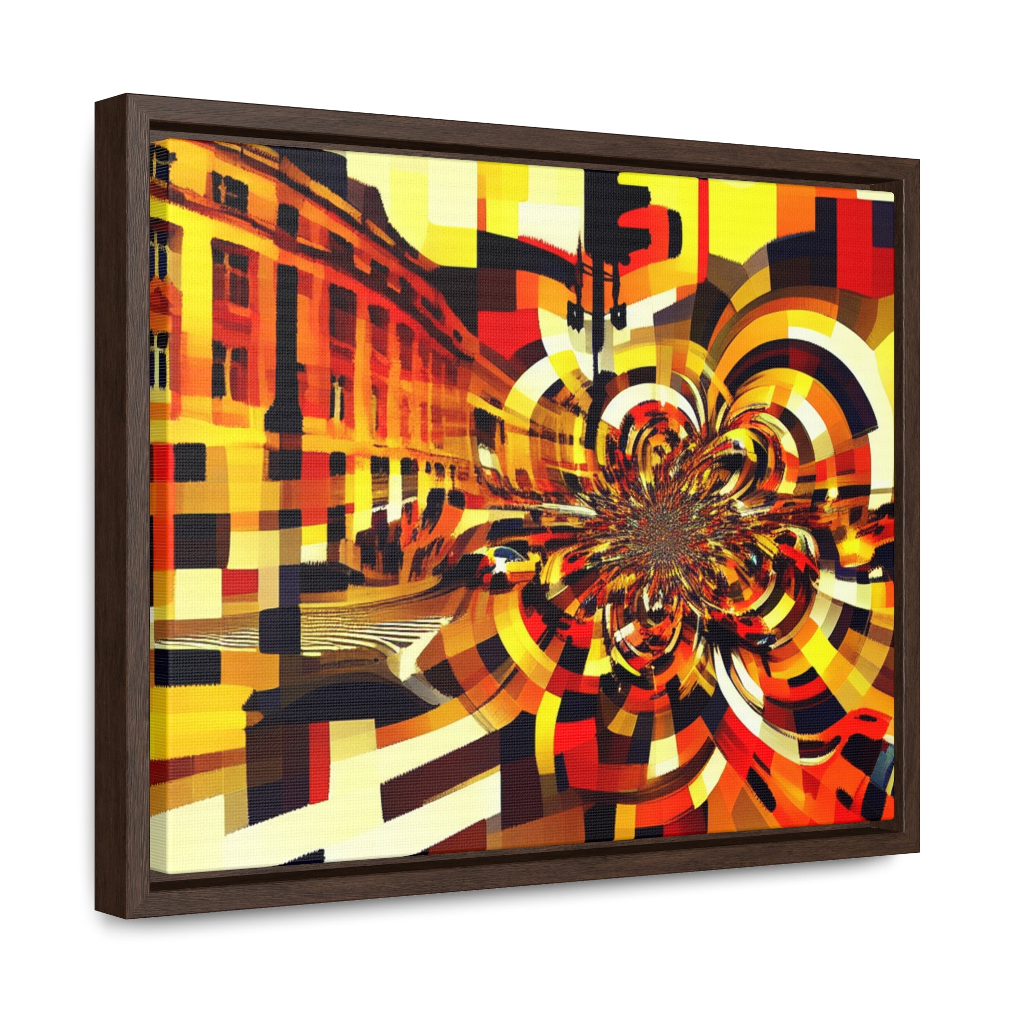 Urban Rhythm and Pulse | Framed Canvas