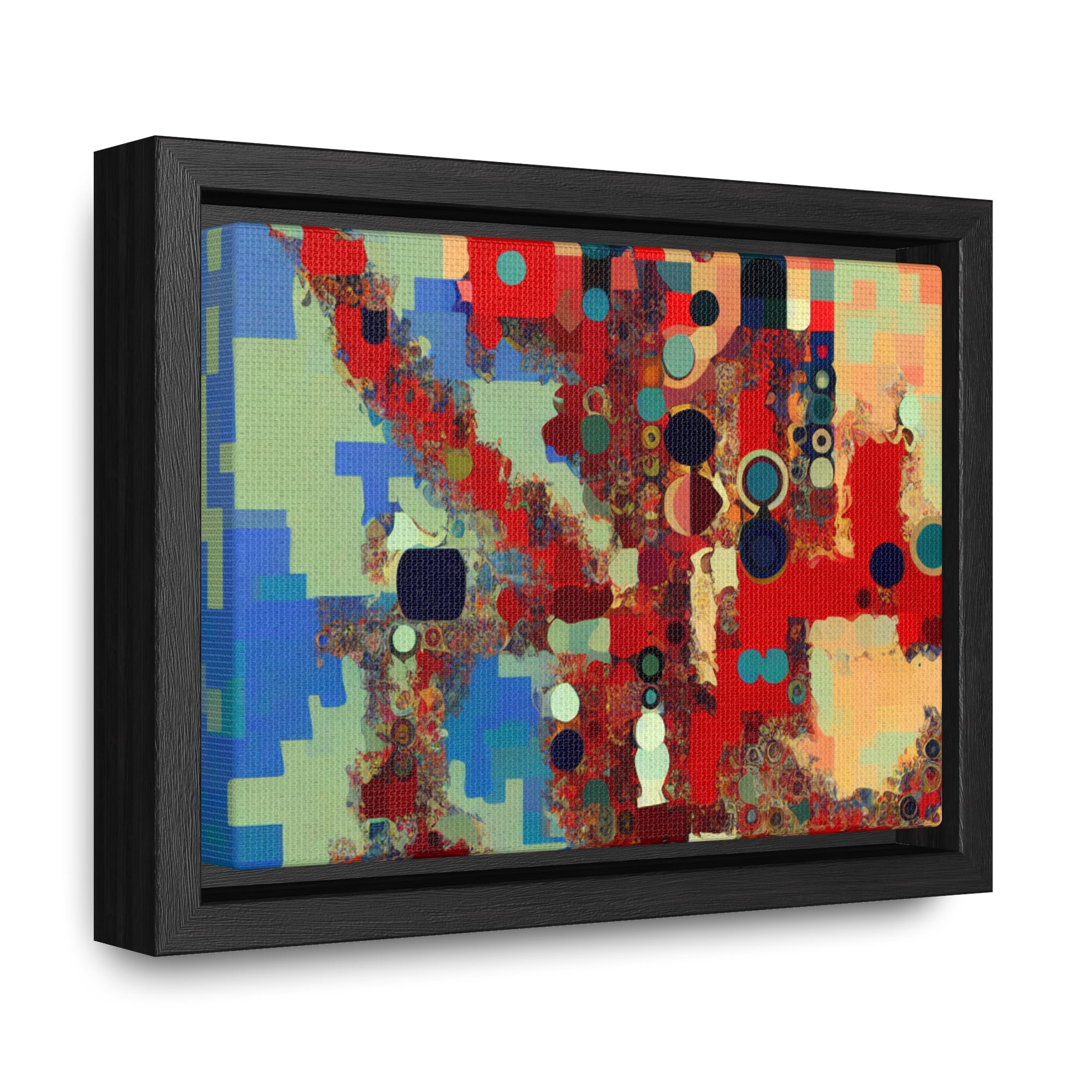 Whirls of Freedom | Framed Canvas