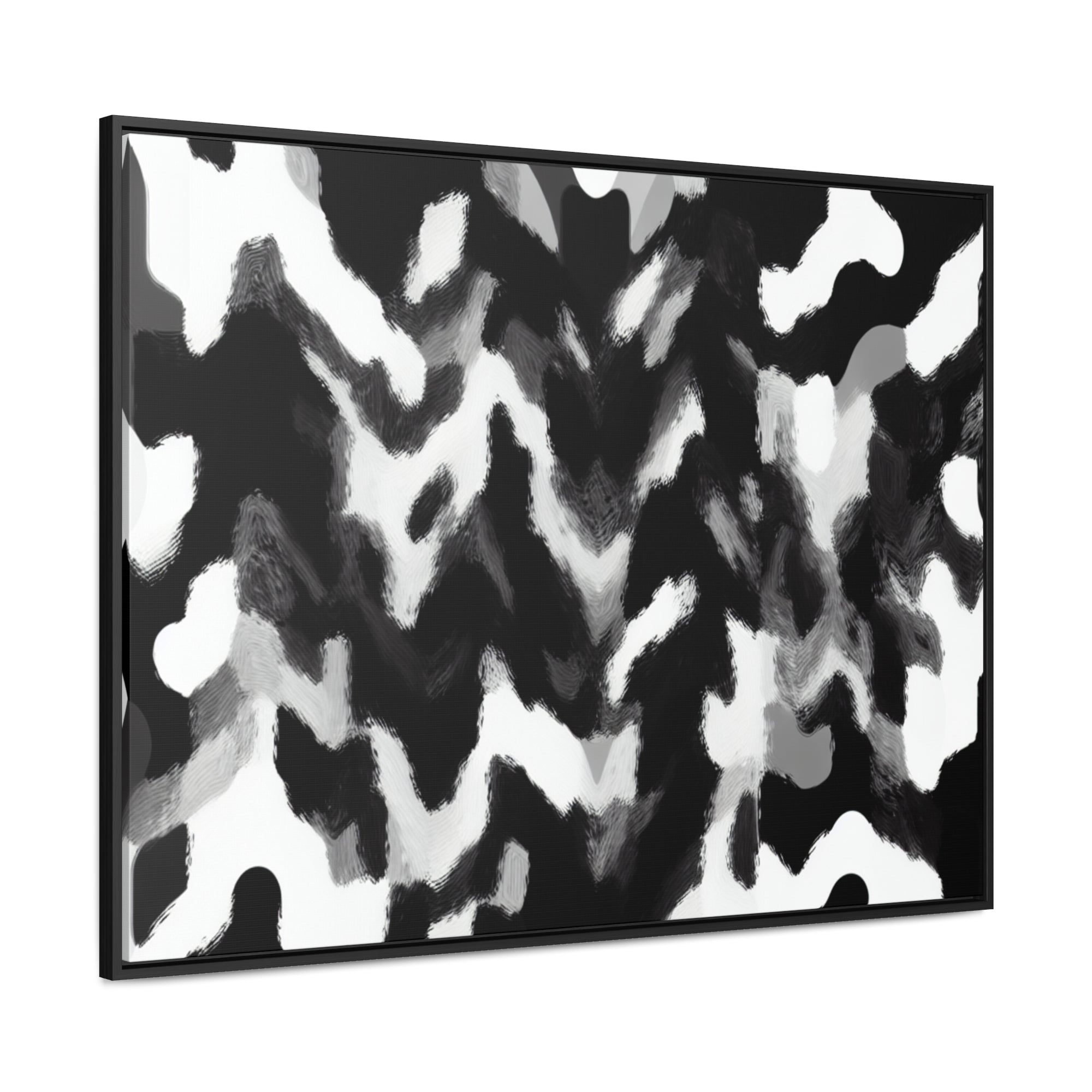 Rhythmic Duality | Framed Canvas