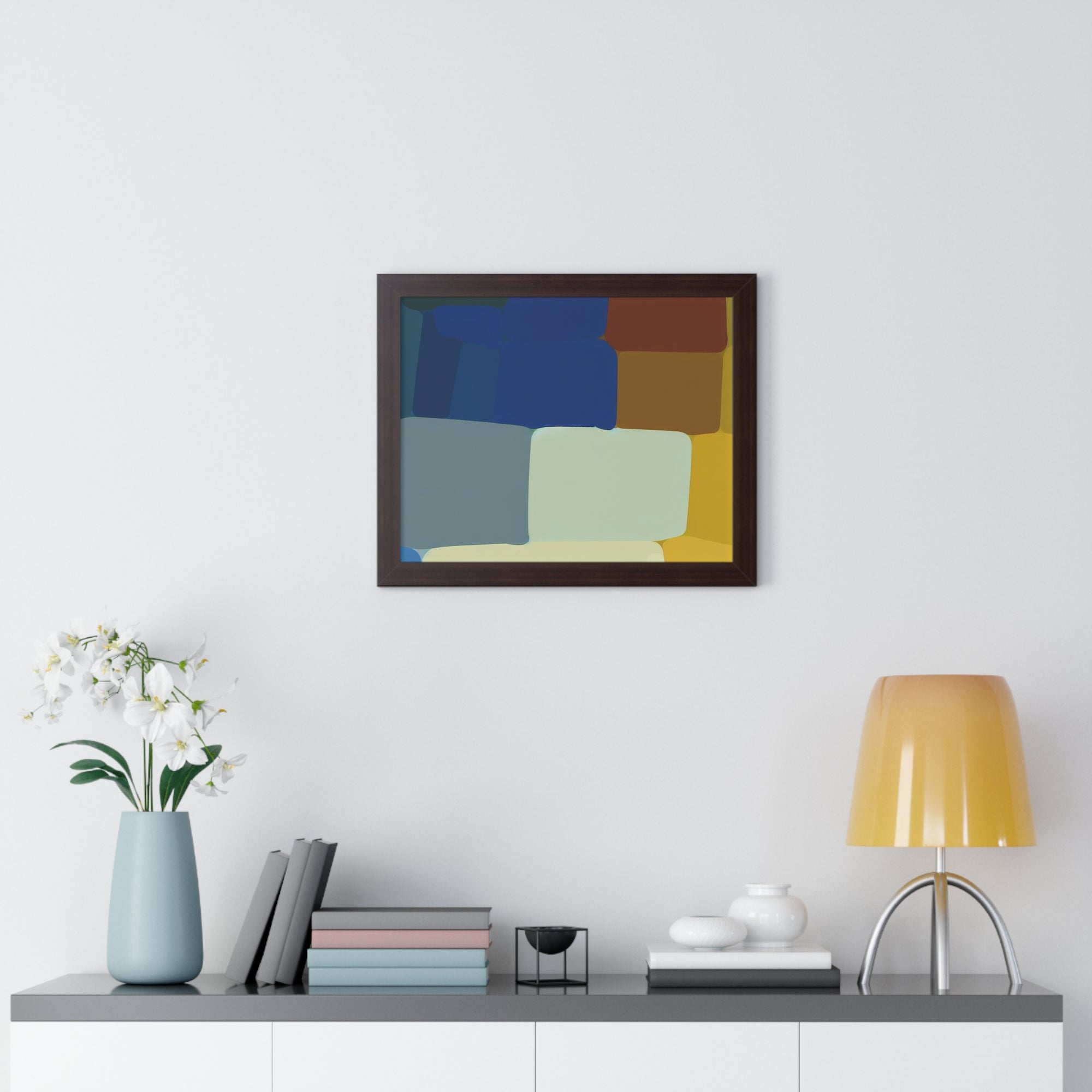 Fluid Harmony and Depth | Framed Print