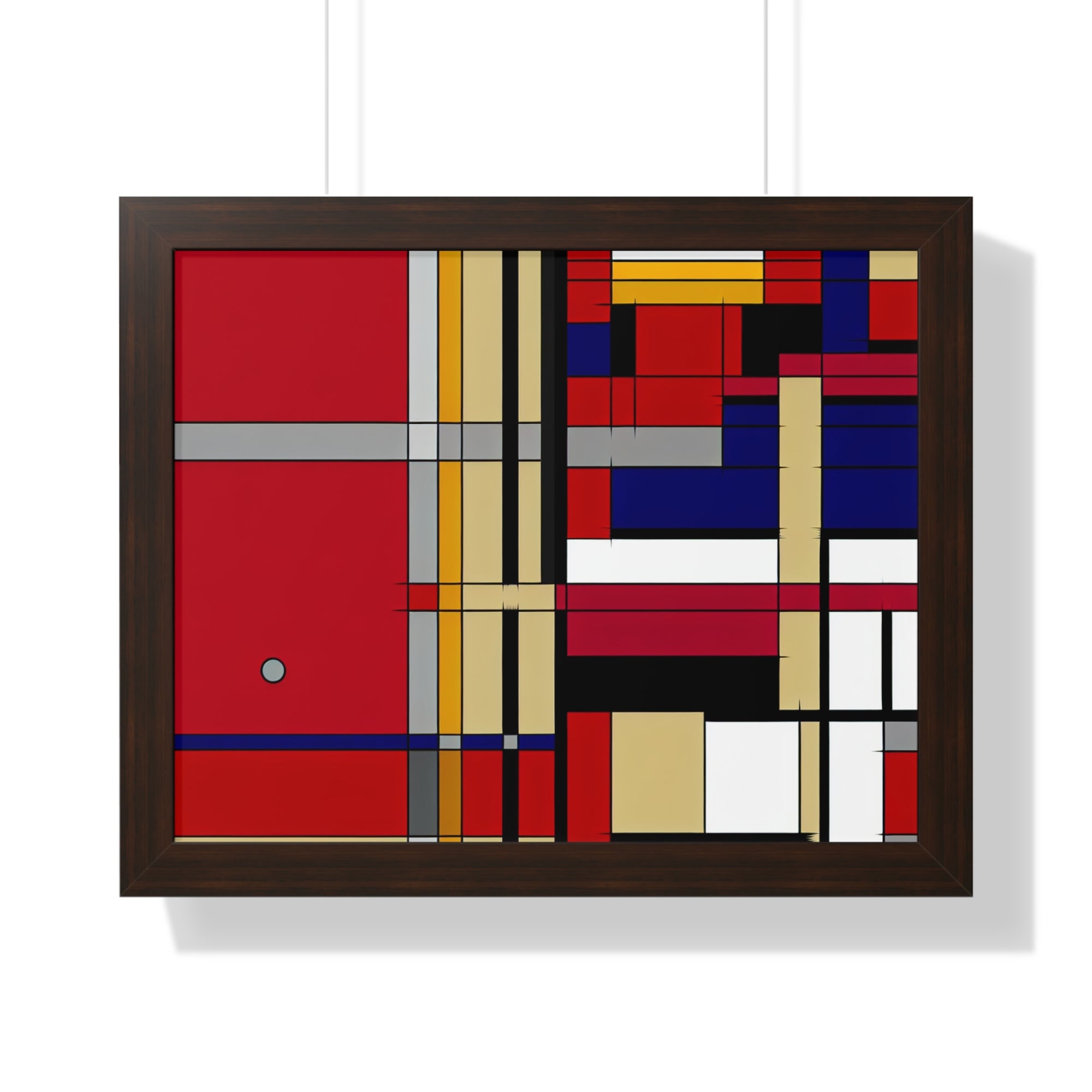 Dynamic Harmony of Shapes | Framed Print