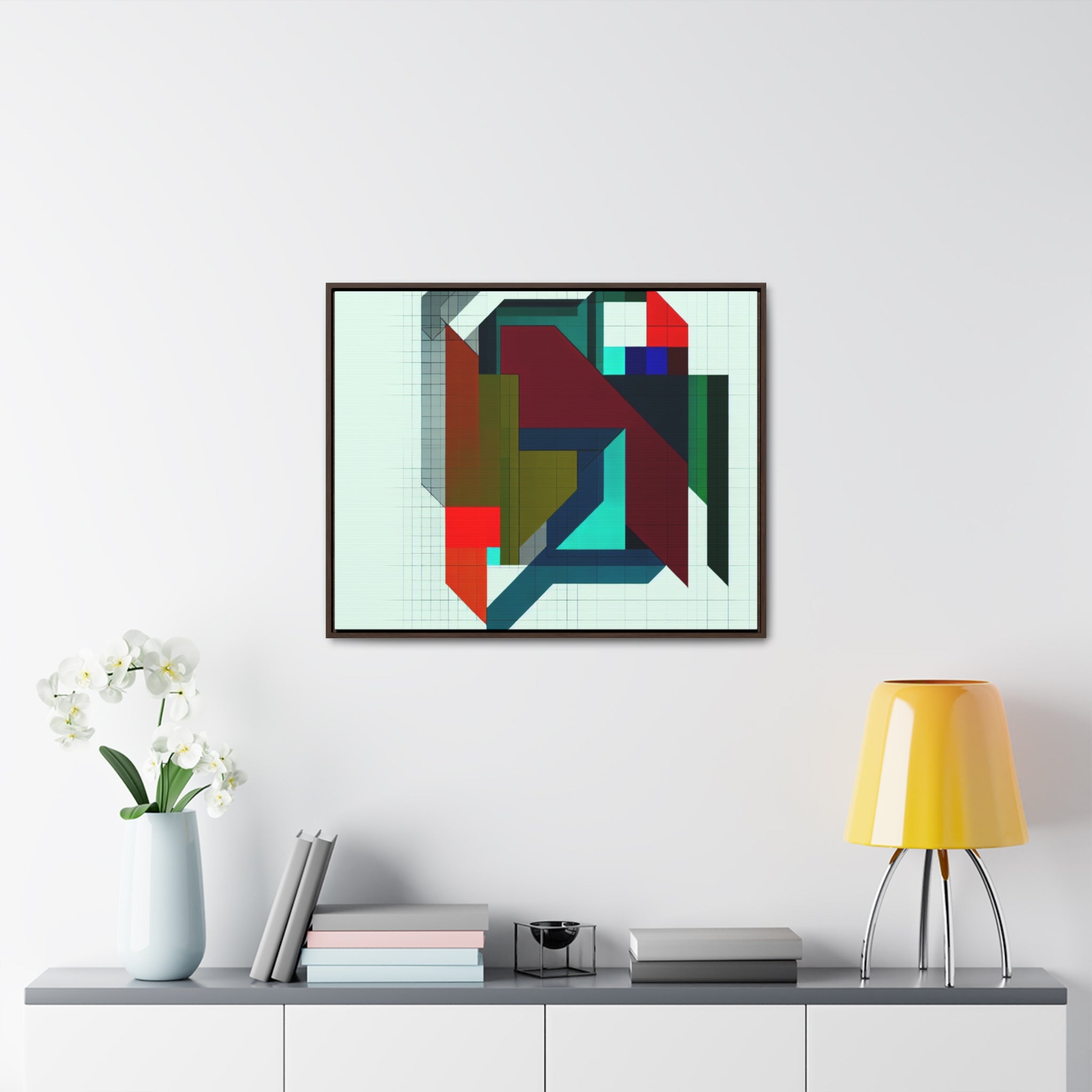 Fractured Harmony and Motion | Framed Canvas