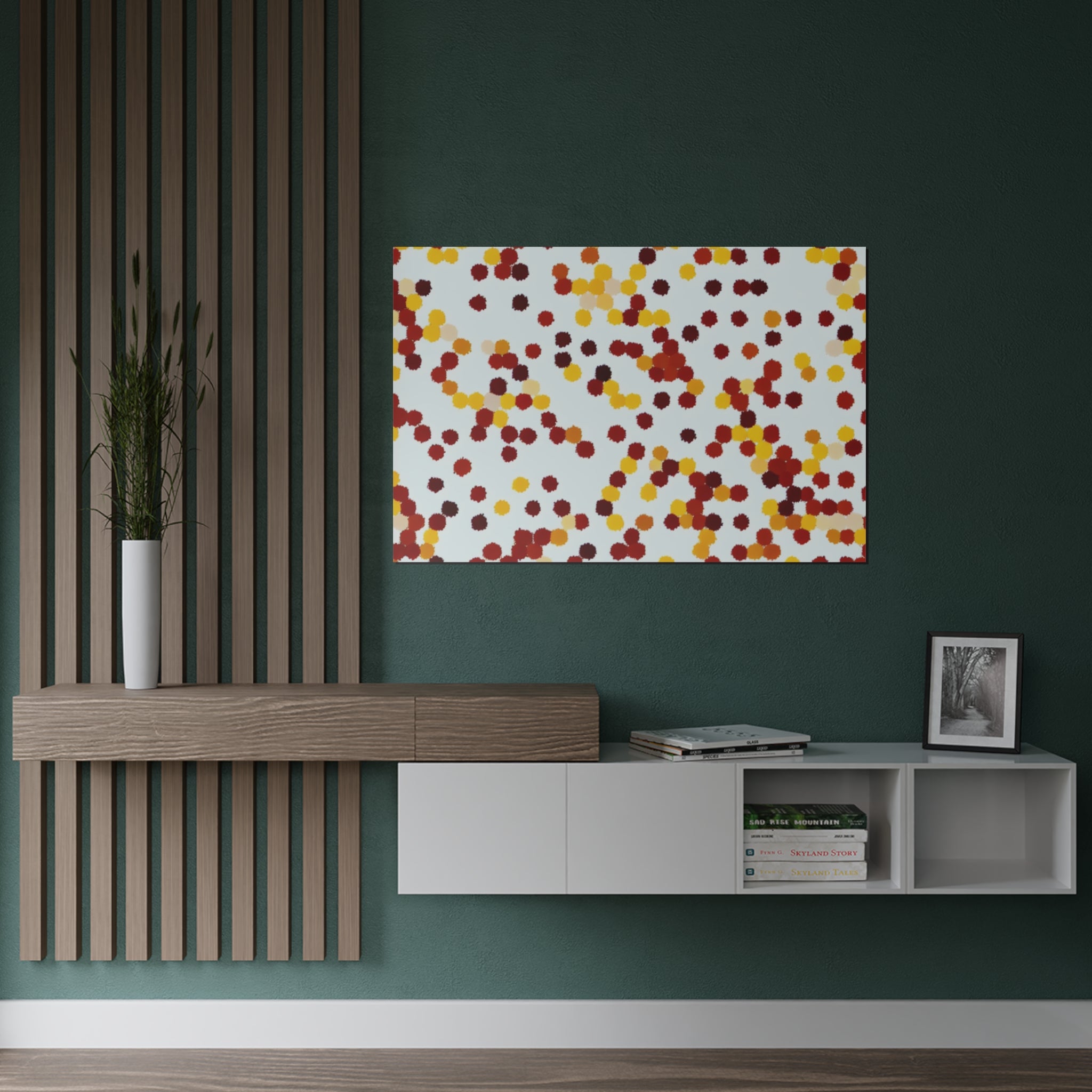 Ebullient Dots of Harmony | Satin Print