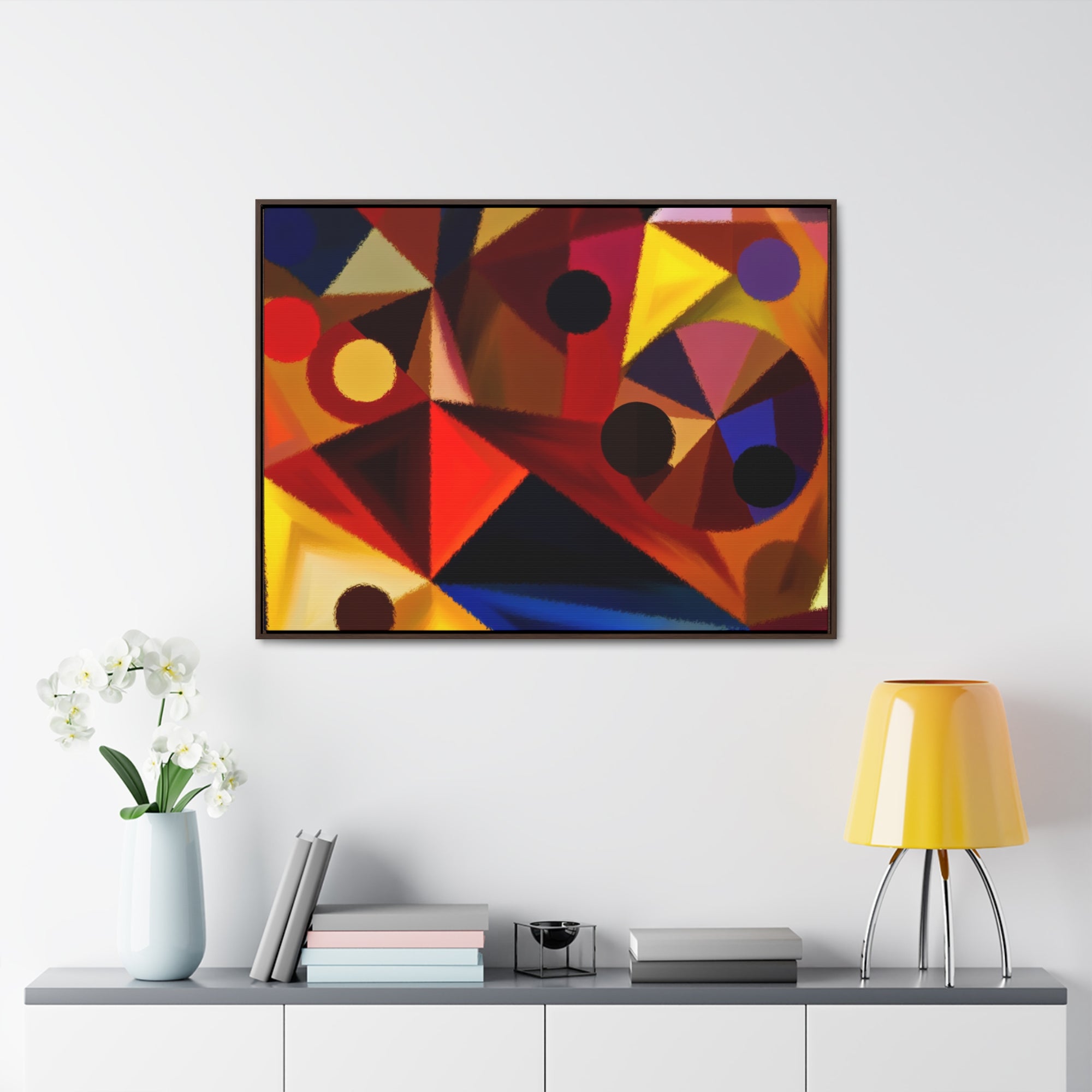 Kaleidoscope of Structure | Framed Canvas