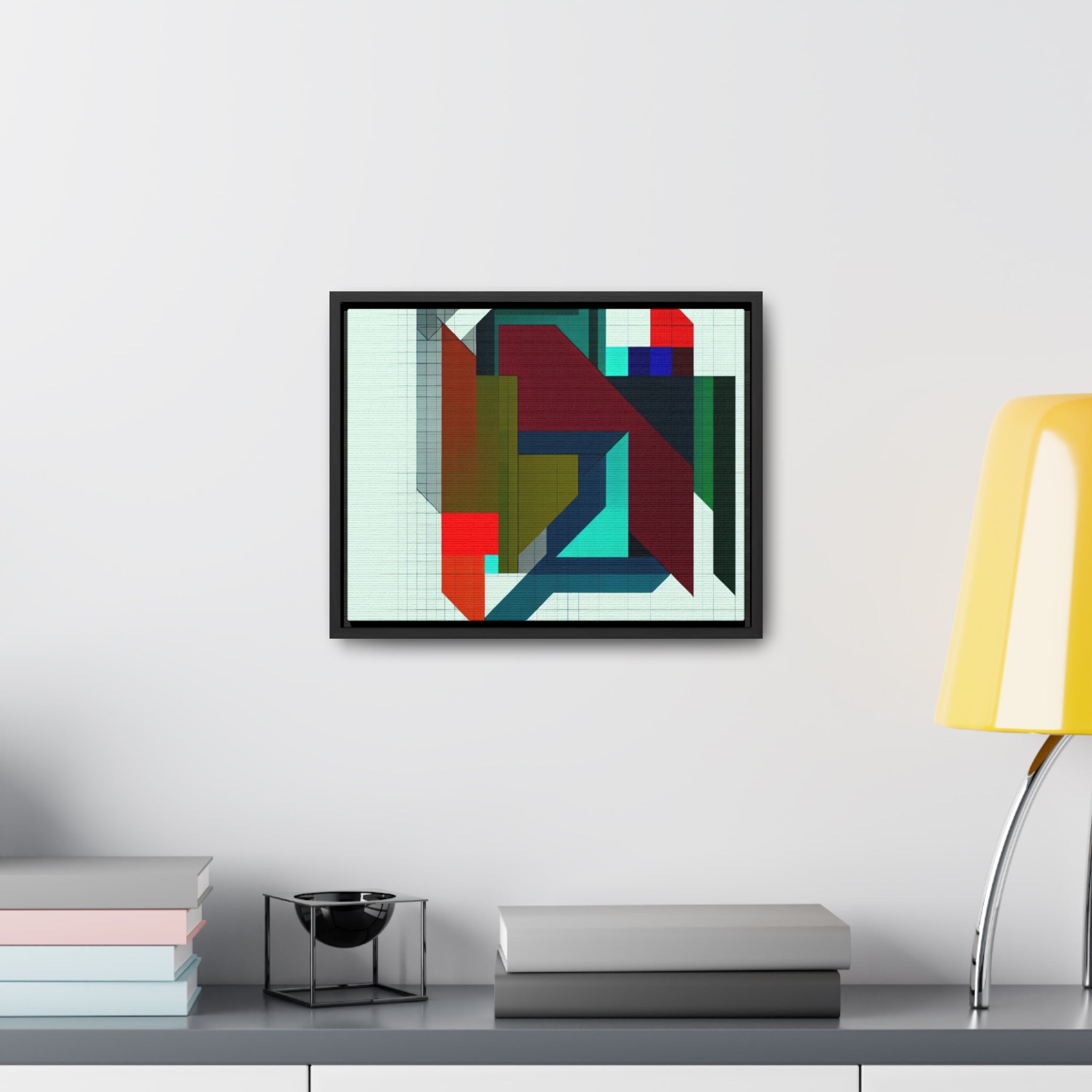 Fractured Harmony and Motion | Framed Canvas