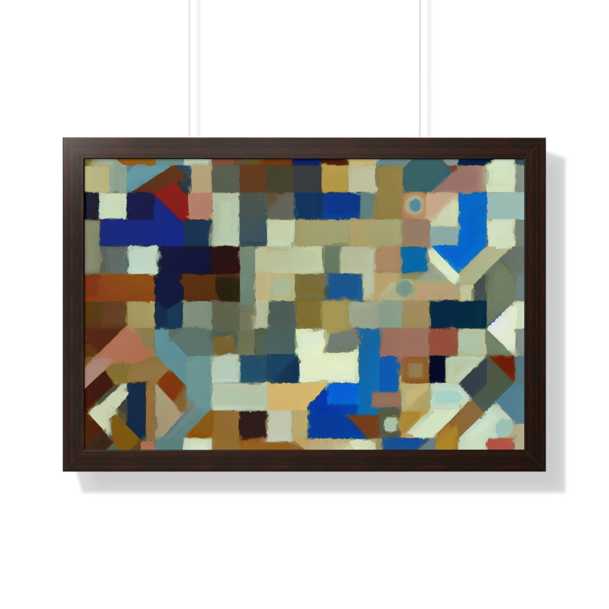 Fractured Symphony of Color | Framed Print