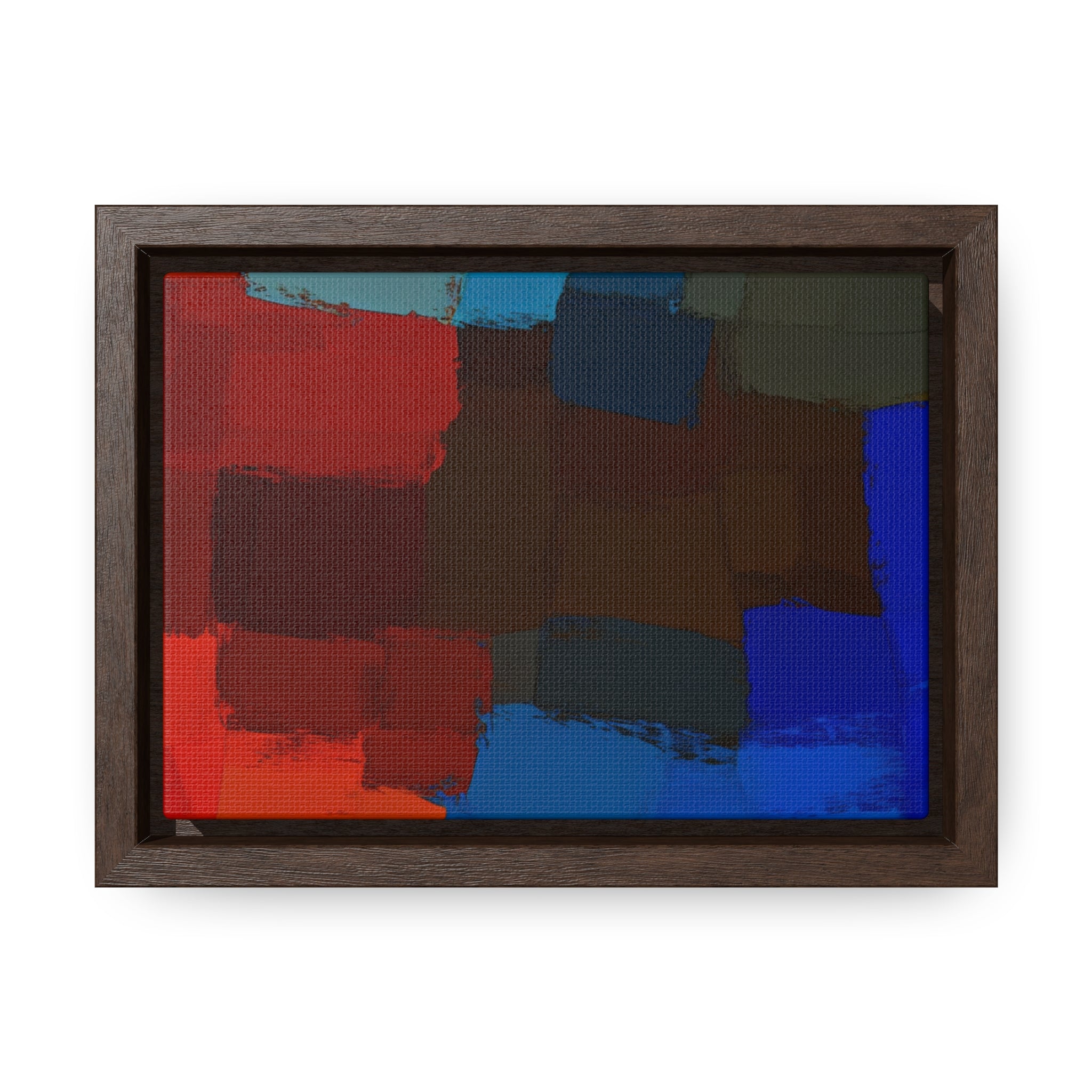 Chromatic Interplay and Duet | Framed Canvas