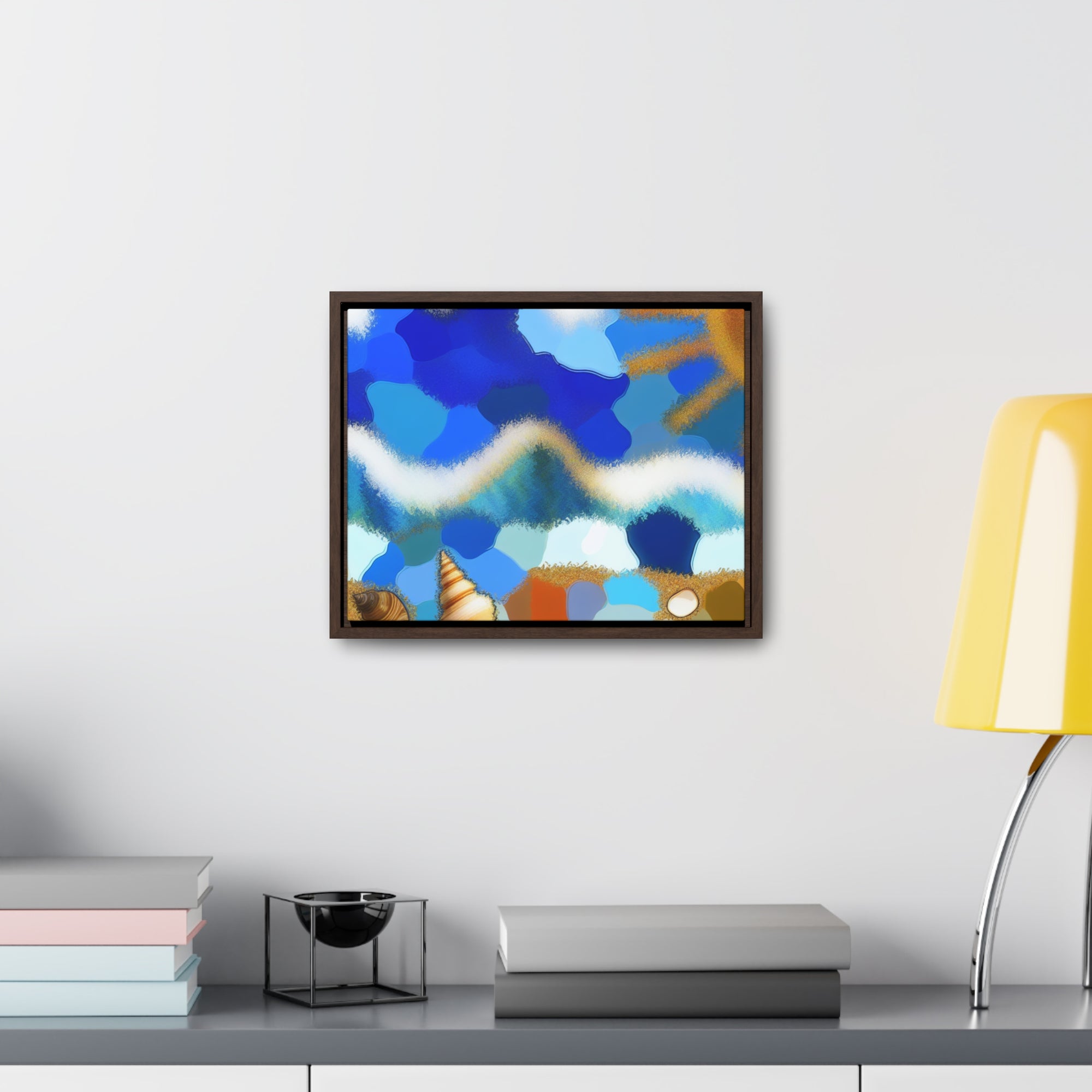 Tidal Dreams and Sunlight | Framed Canvas