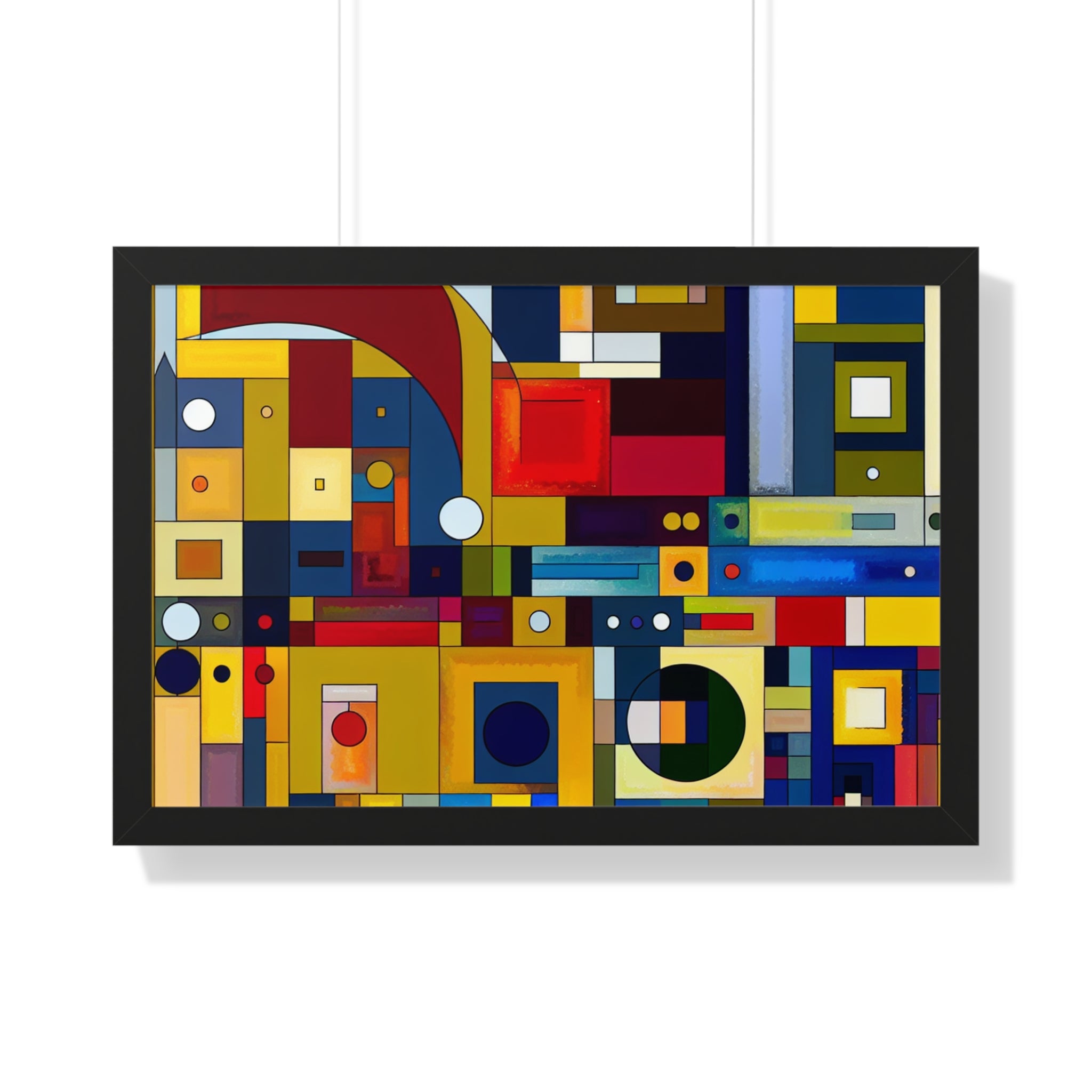 Chromatic Intersections | Framed Print