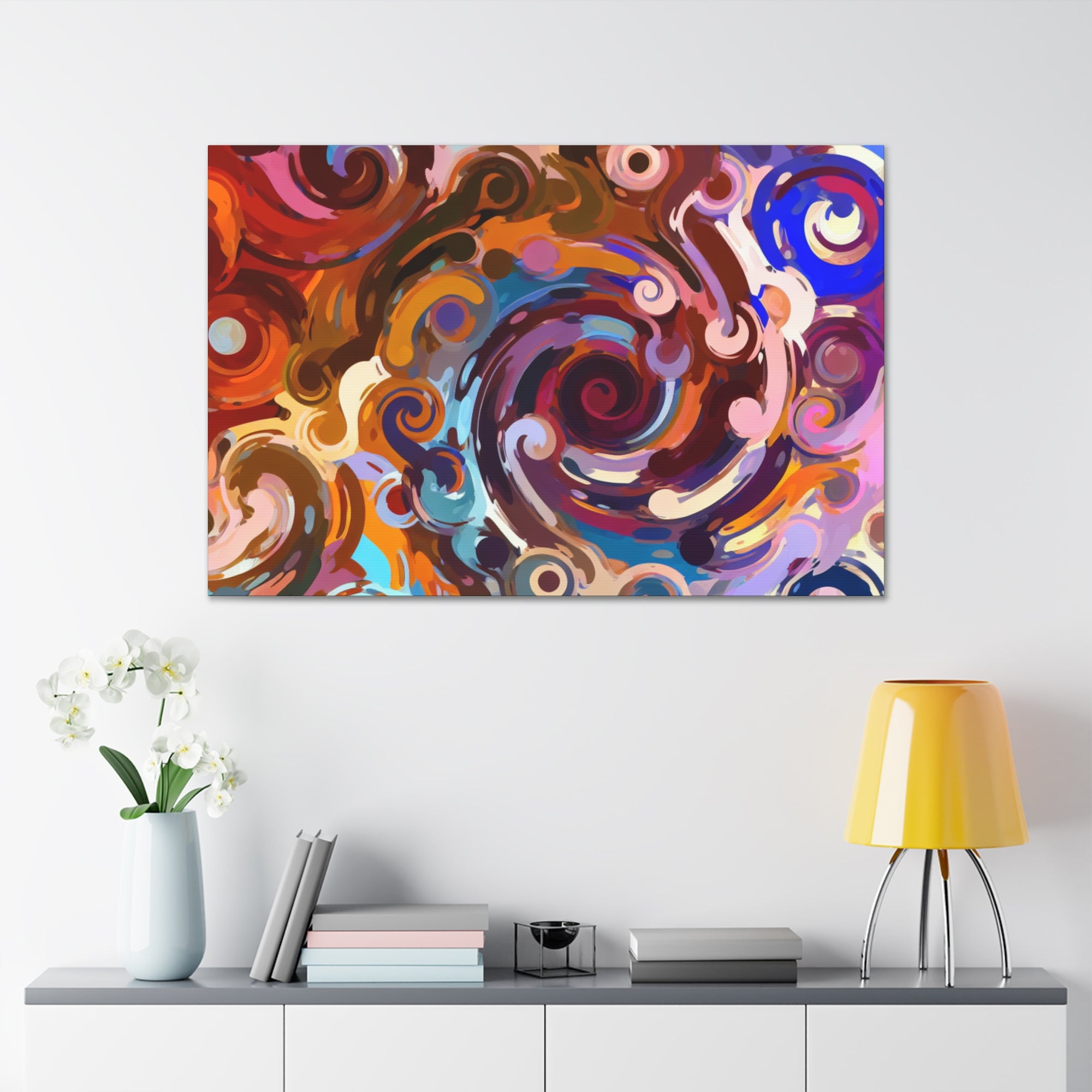 Elysian Whirls and Splashes | Canvas