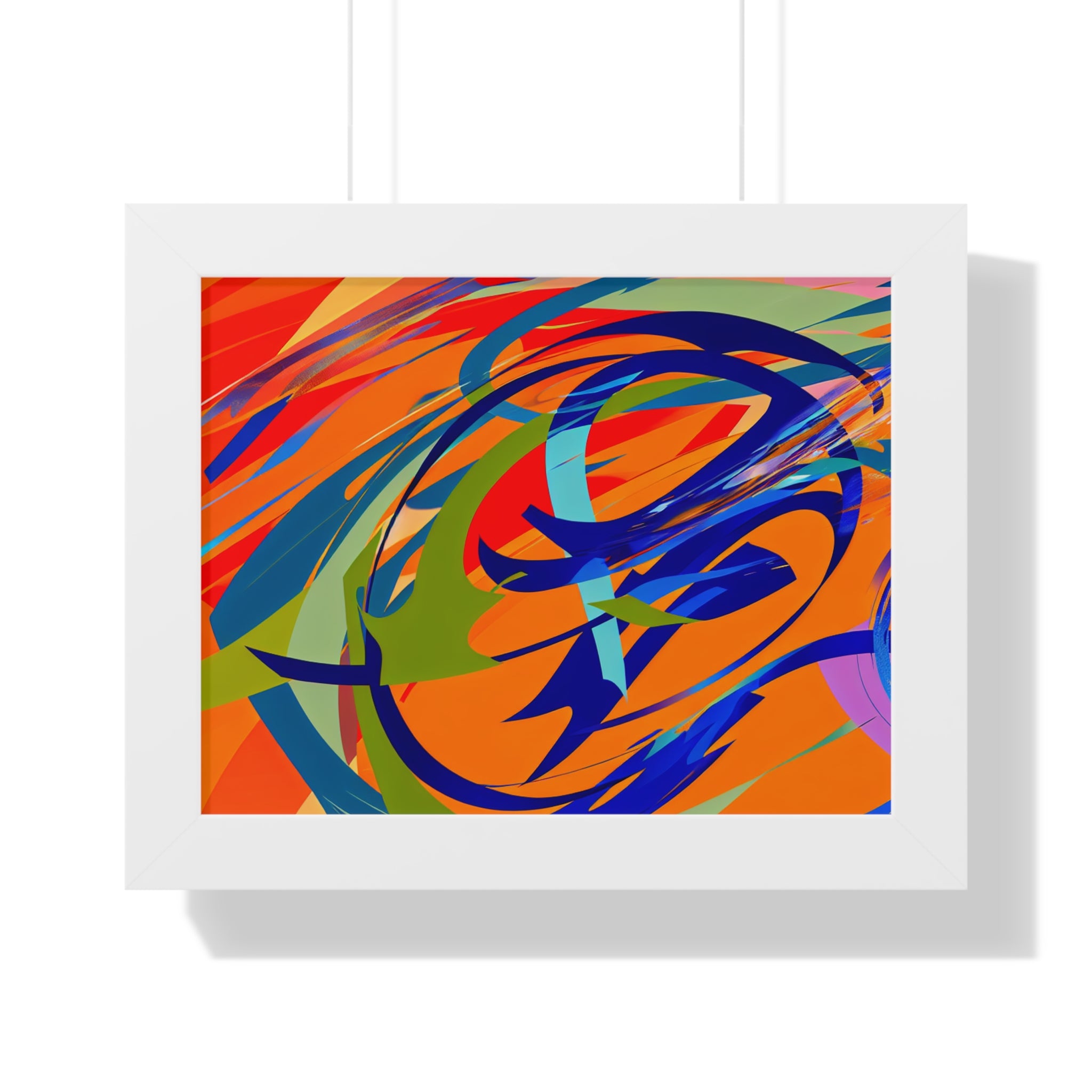 Chromatic Reverie and Motion | Framed Print