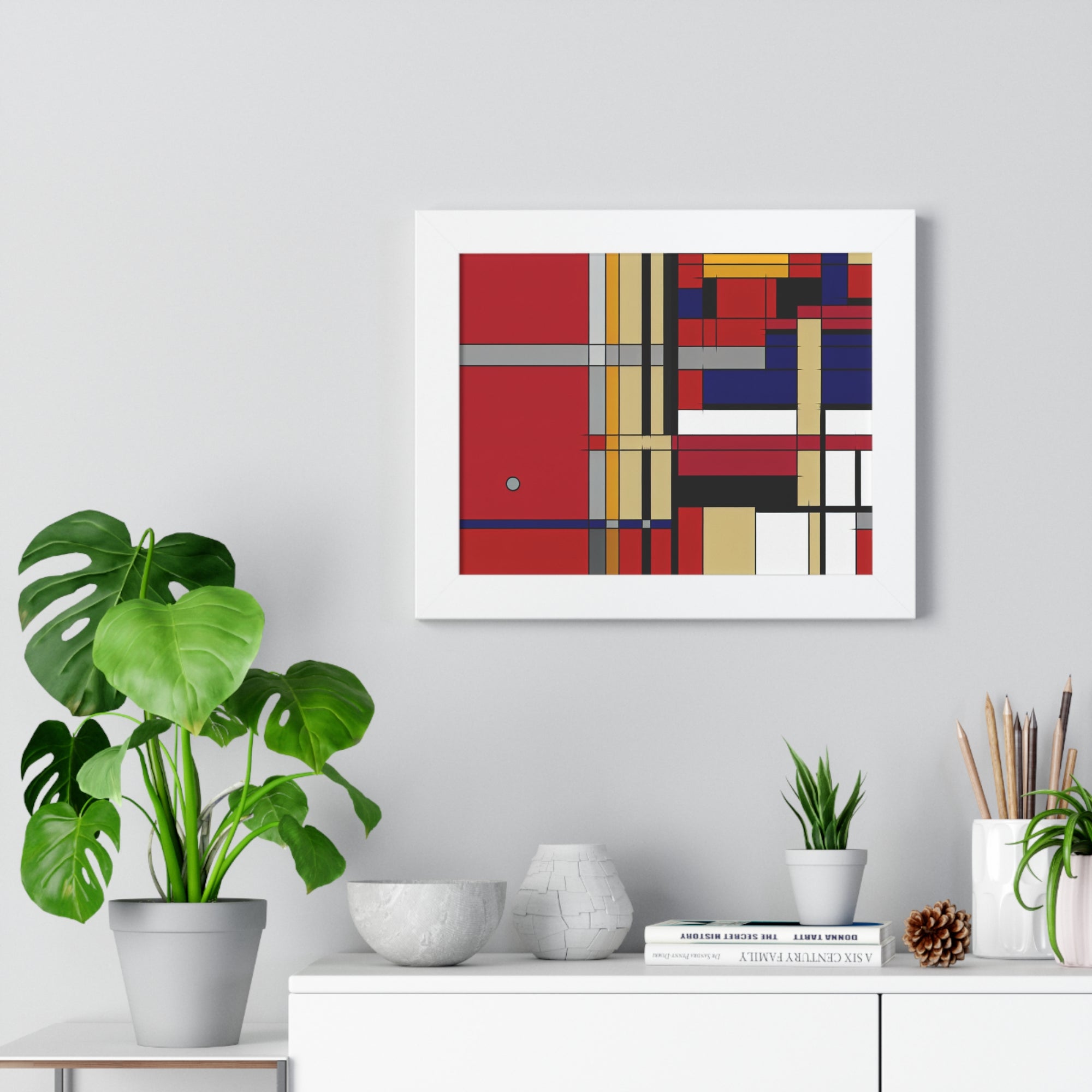 Dynamic Harmony of Shapes | Framed Print